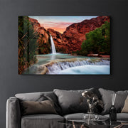 Arte Decorativa em Vidro Temperado Multicolor 35x55cm - Impressão UV de Alta Qualidade