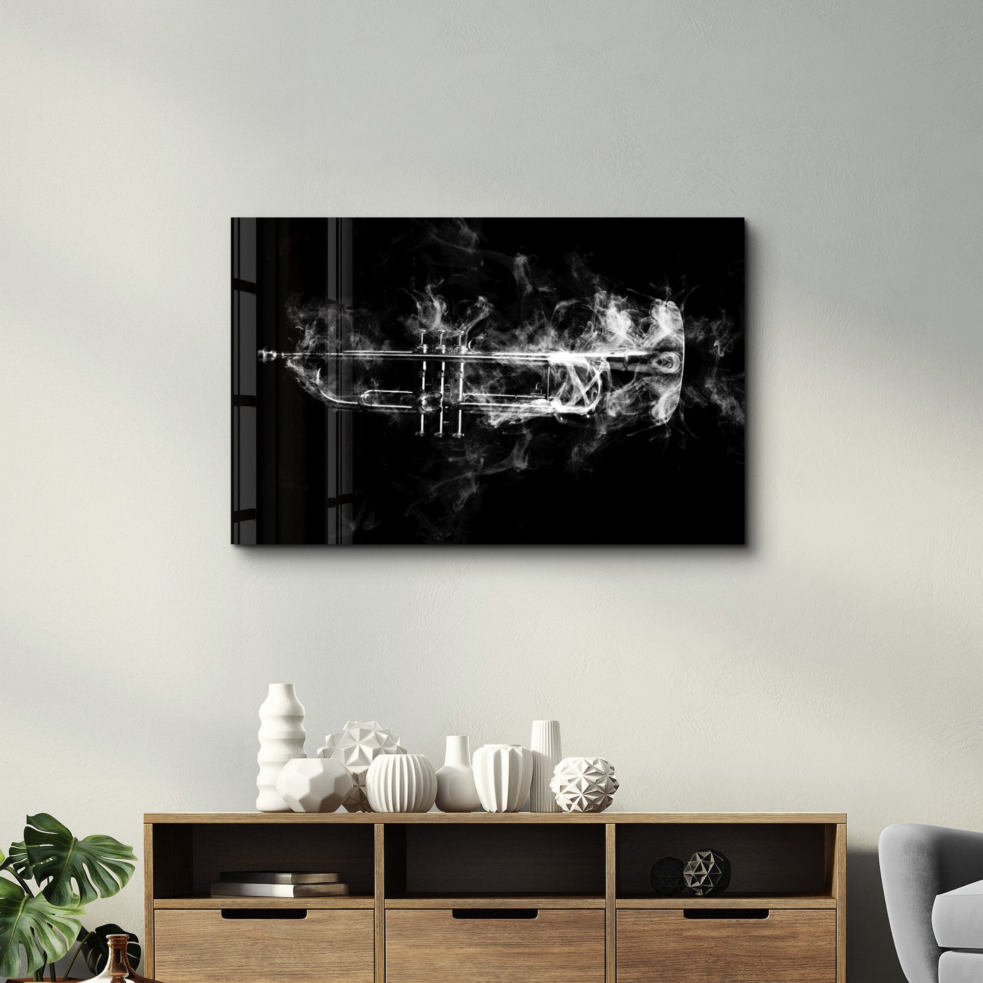 Arte Decorativa em Vidro Temperado Multicolor 35x55cm - Impressão UV de Alta Qualidade