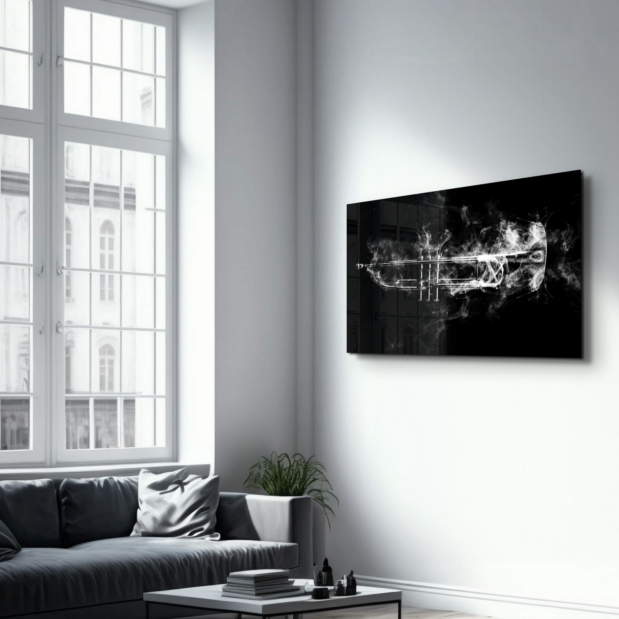 Arte Decorativa em Vidro Temperado Multicolor 35x55cm - Impressão UV de Alta Qualidade