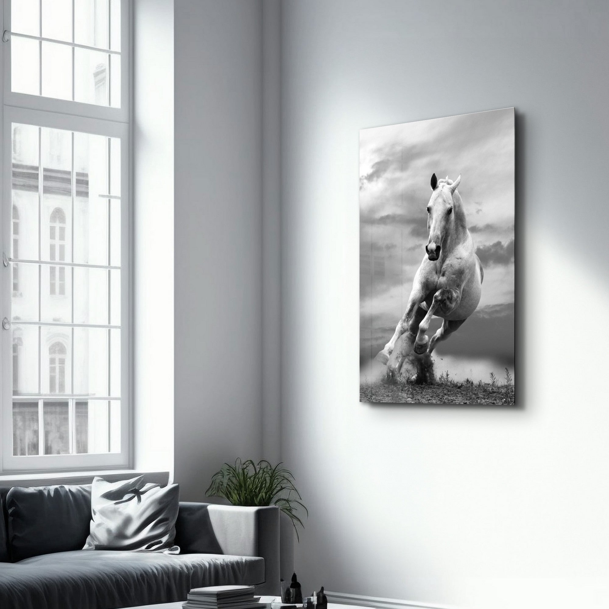 Arte Decorativa em Vidro Temperado Multicolor 35x55cm - Impressão UV de Alta Qualidade