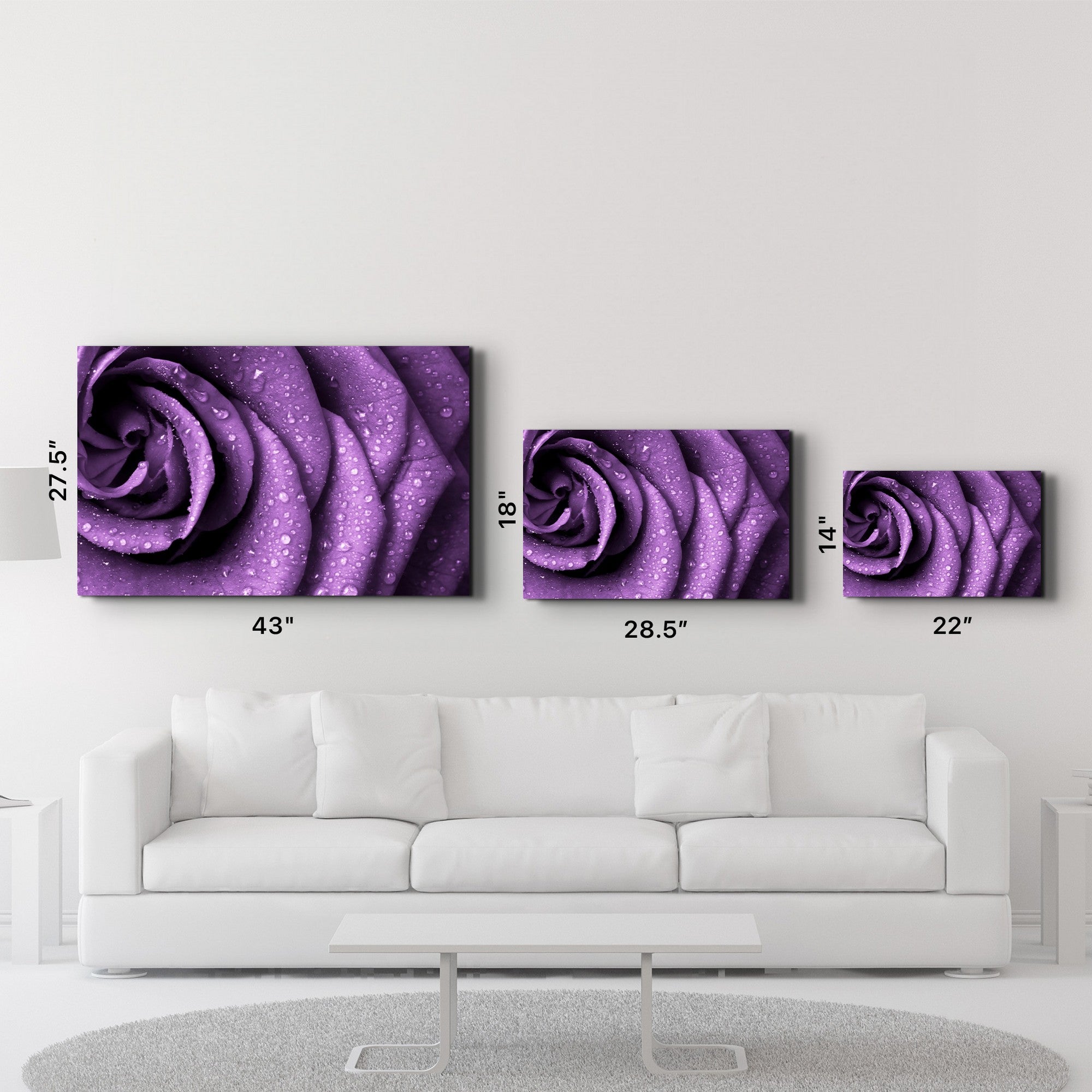 Arte Decorativa em Vidro Temperado Multicolor 70x110cm - Impressão UV de Alta Qualidade