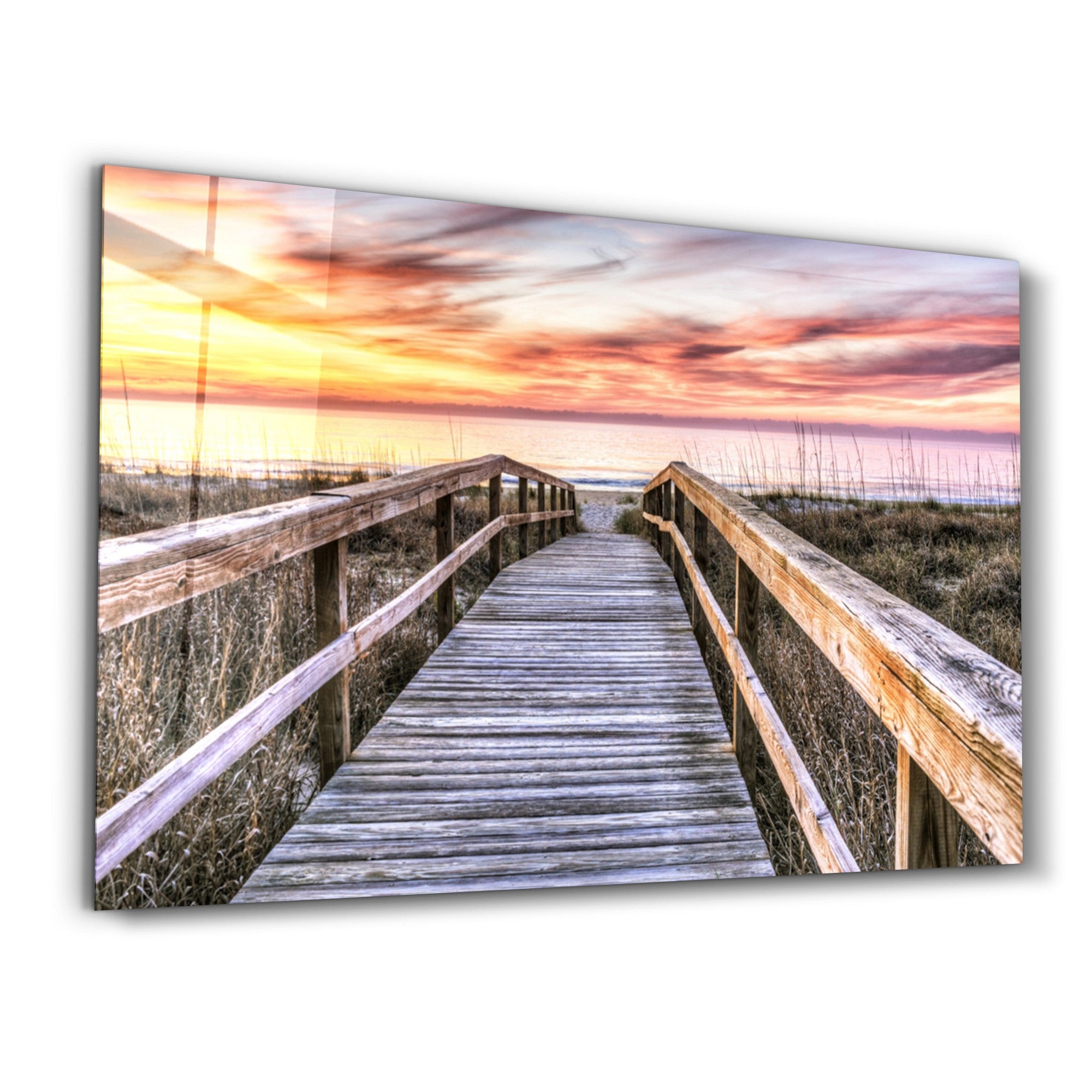 Arte Decorativa em Vidro Temperado Multicolor 35x55cm - Impressão UV de Alta Qualidade