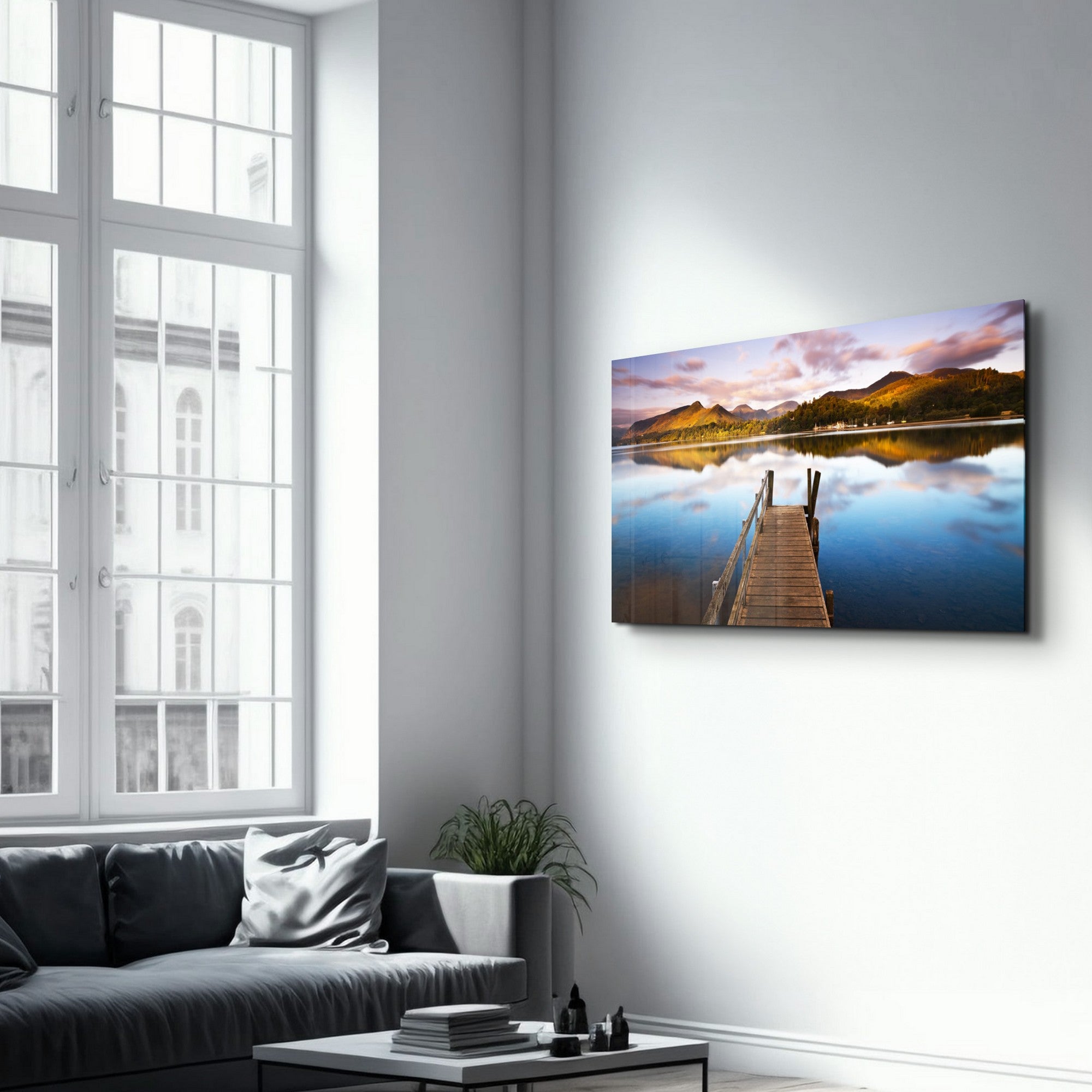 Arte em Vidro Temperado Multicolor 35x55cm - Pintura Decorativa UV de Alta Qualidade