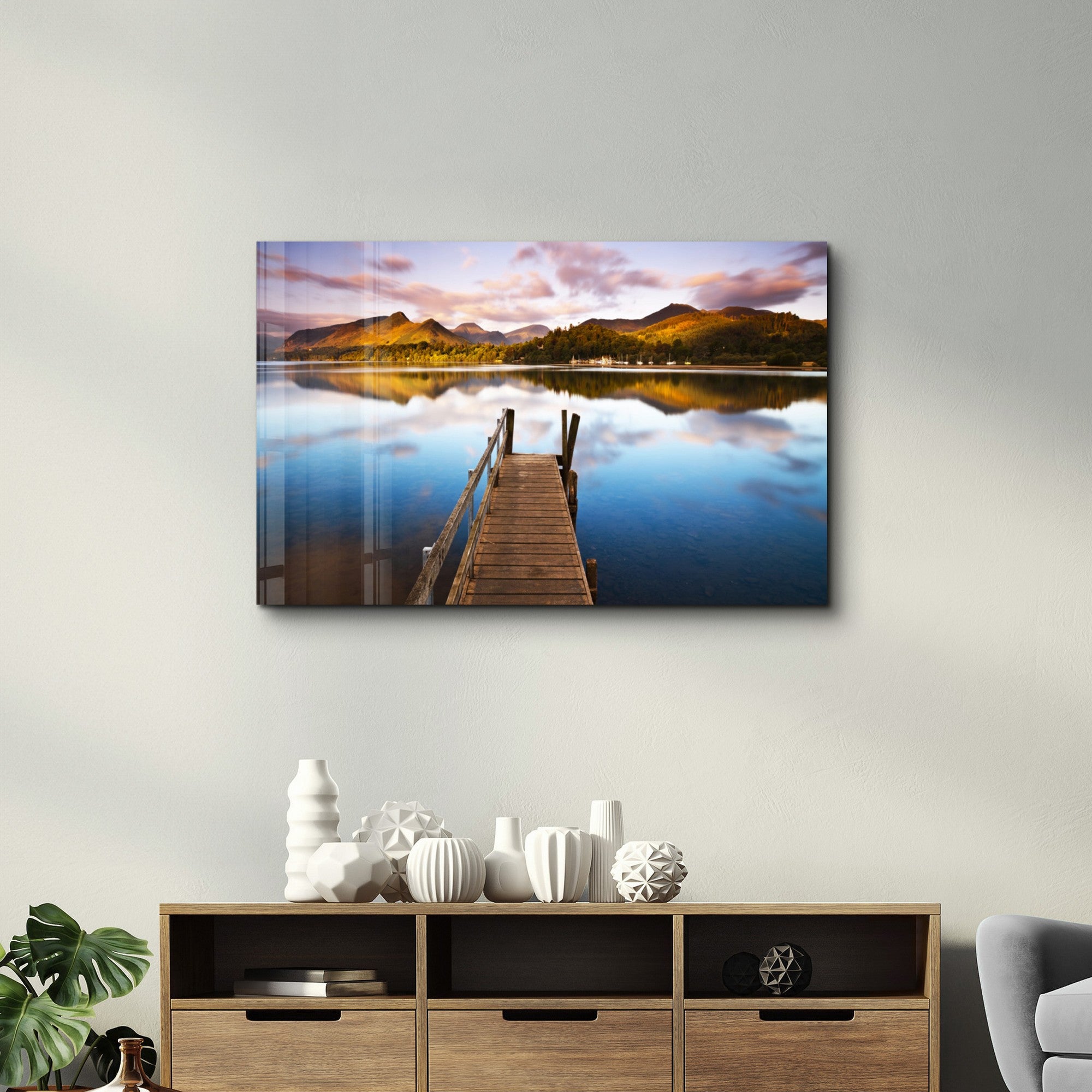 Arte Decorativa em Vidro Temperado Multicolor 70x110cm - Impressão UV de Alta Qualidade