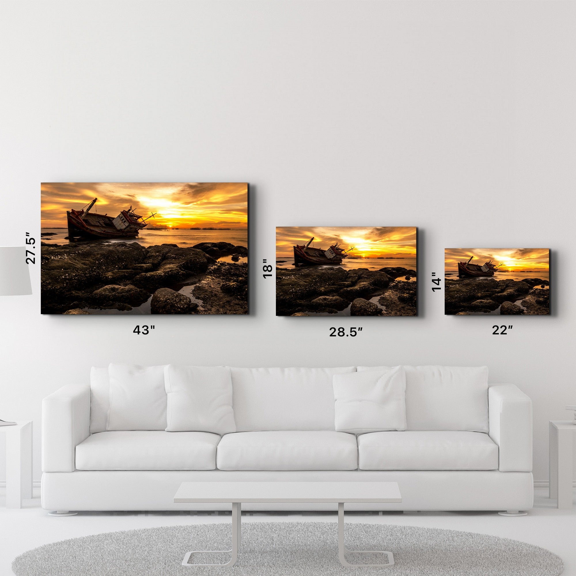 Arte Decorativa em Vidro Temperado Multicolor 35x55cm - Impressão UV de Alta Qualidade