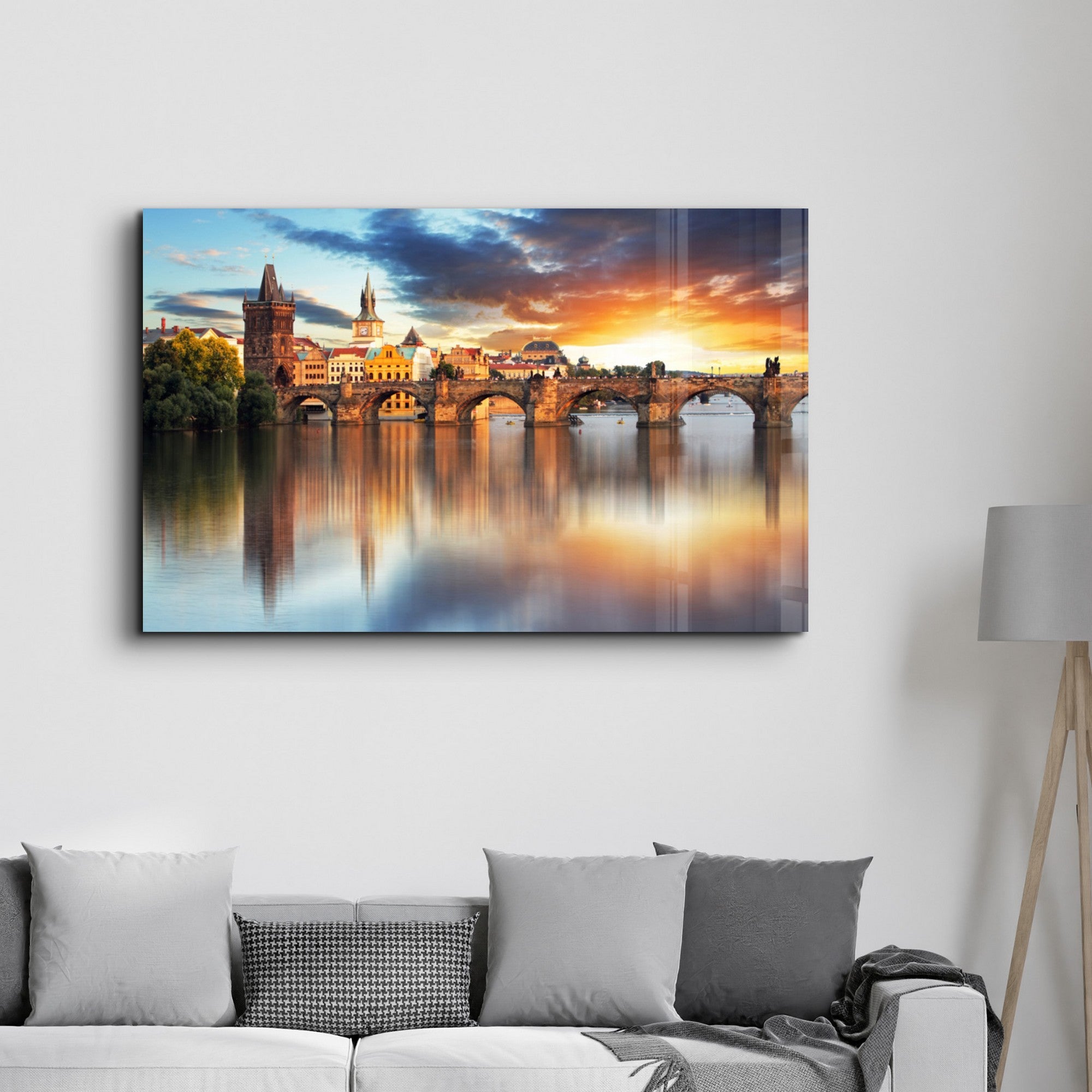 Arte Decorativa em Vidro Temperado Multicolor 35x55cm - Impressão UV de Alta Qualidade