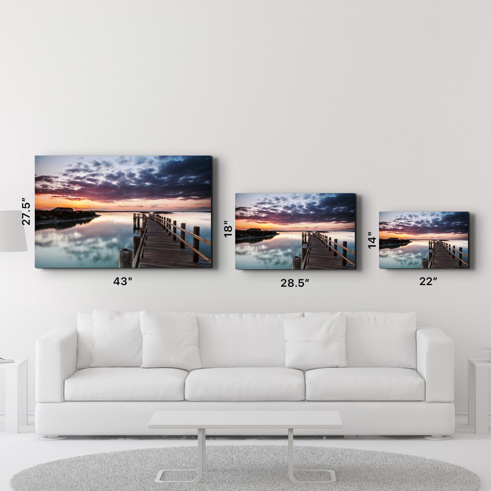 Arte Decorativa em Vidro Temperado Multicolor 35x55cm - Impressão UV de Alta Qualidade