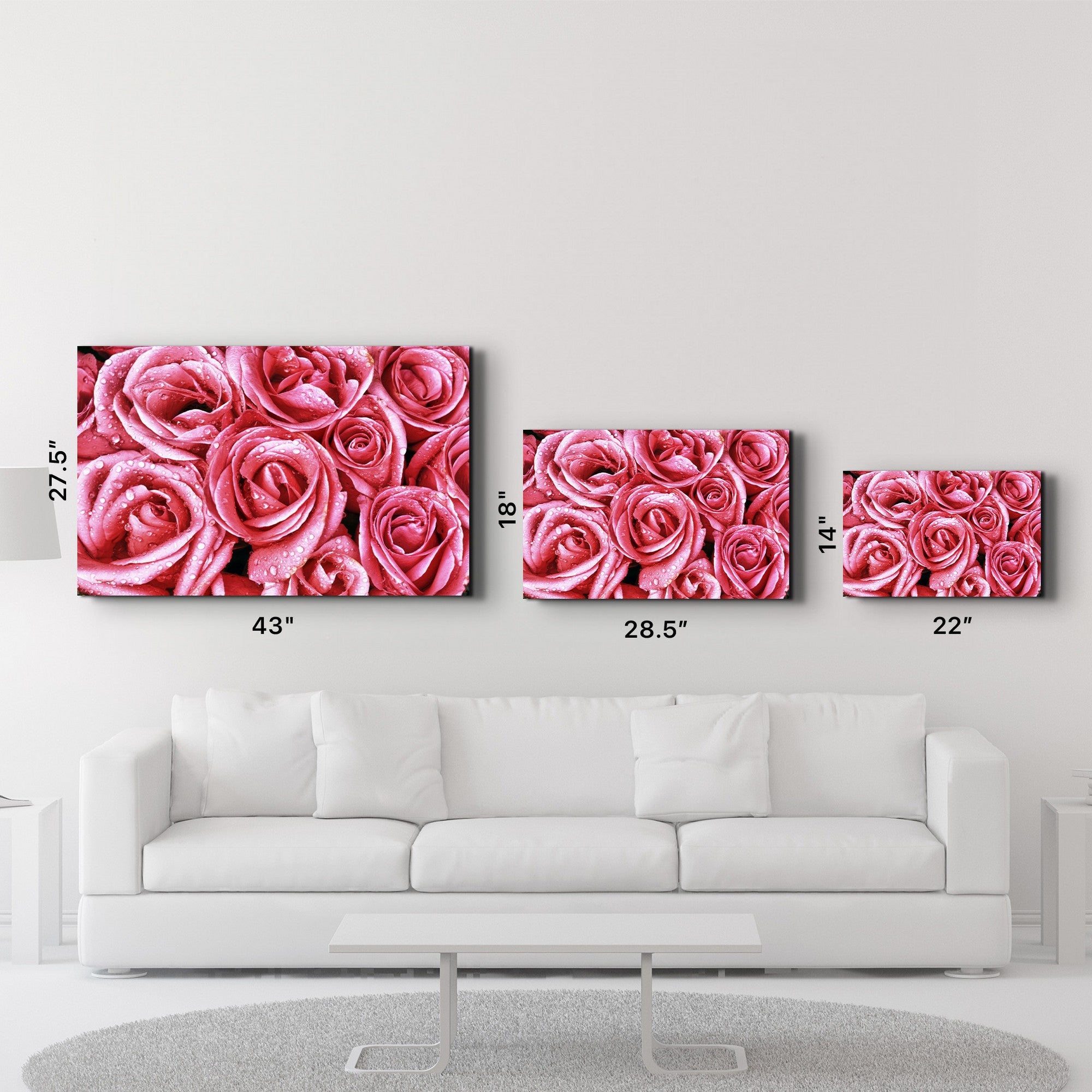 Quadro Decorativo em Vidro Temperado 4 mm 35x55 cm Multicolor com Impressão UV | OGLS-2086 (672BRS3432)