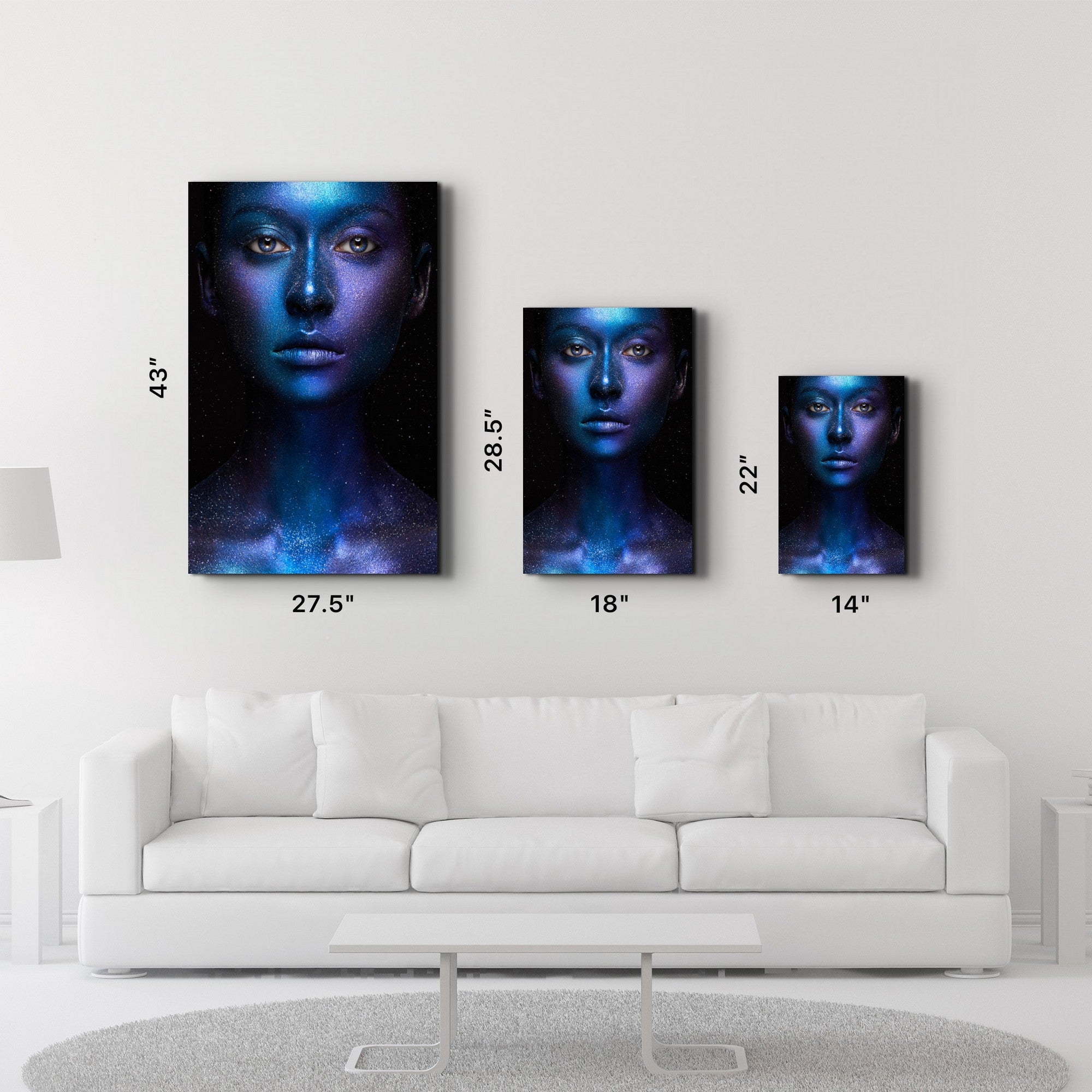 Arte em Vidro Temperado Multicolor 35x55cm - Pintura Decorativa UV de Alta Qualidade