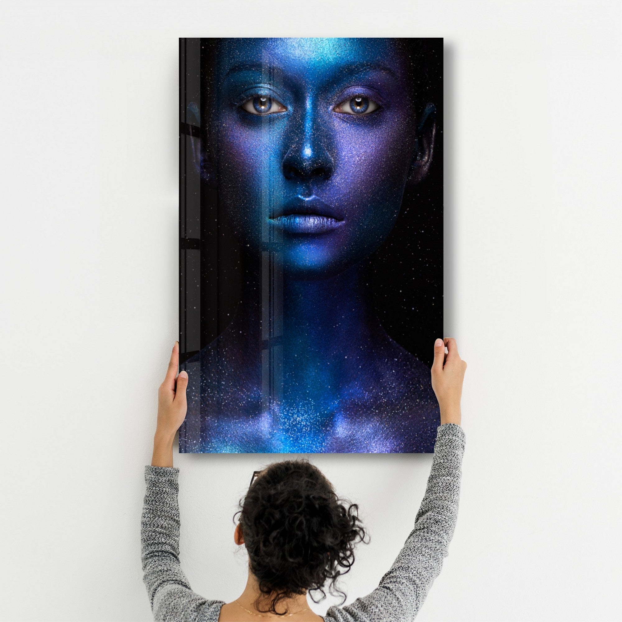 Arte Decorativa em Vidro Temperado Multicolor 70x110cm - Impressão UV de Alta Qualidade