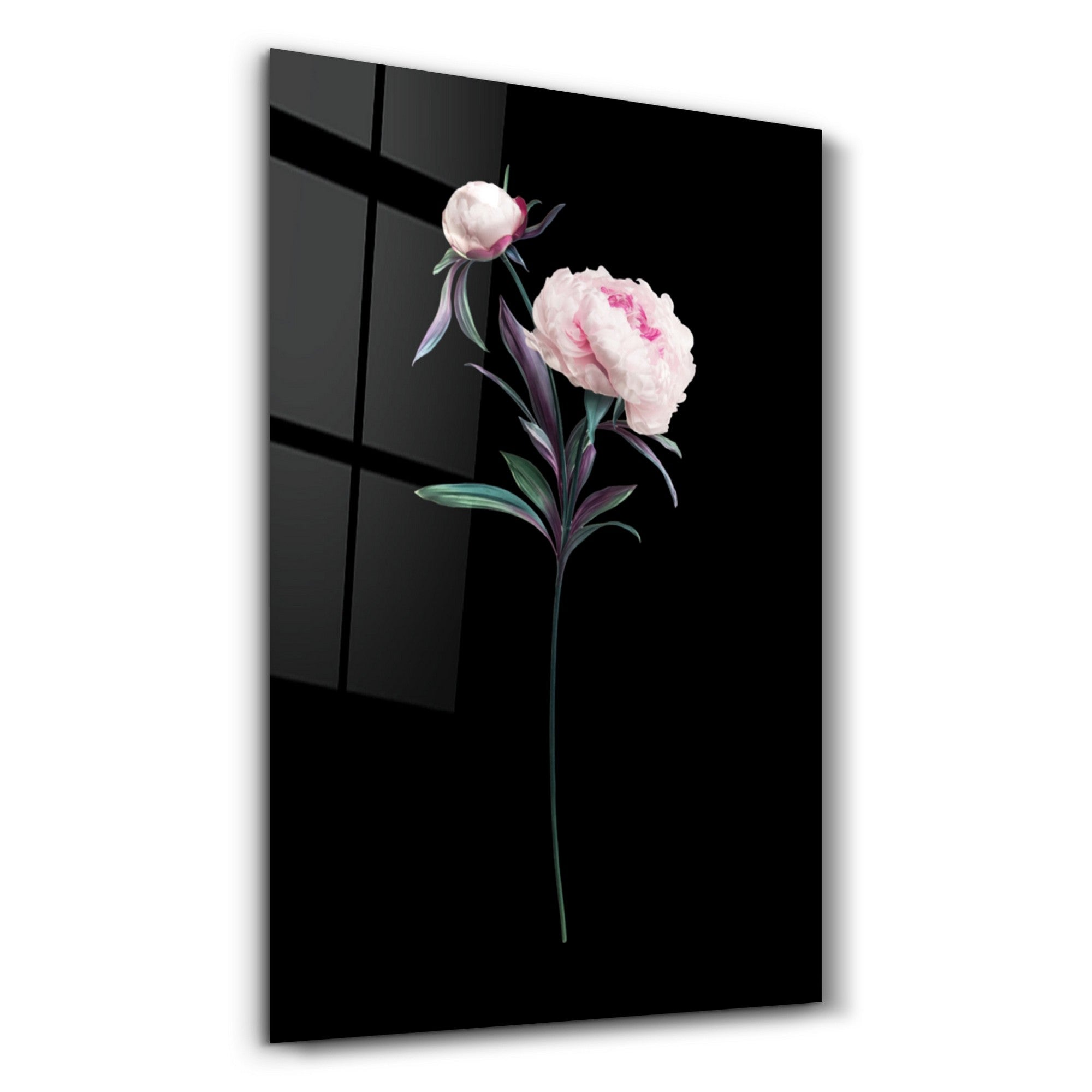 Arte Decorativa em Vidro Temperado Multicolor 35x55cm - Impressão UV de Alta Qualidade