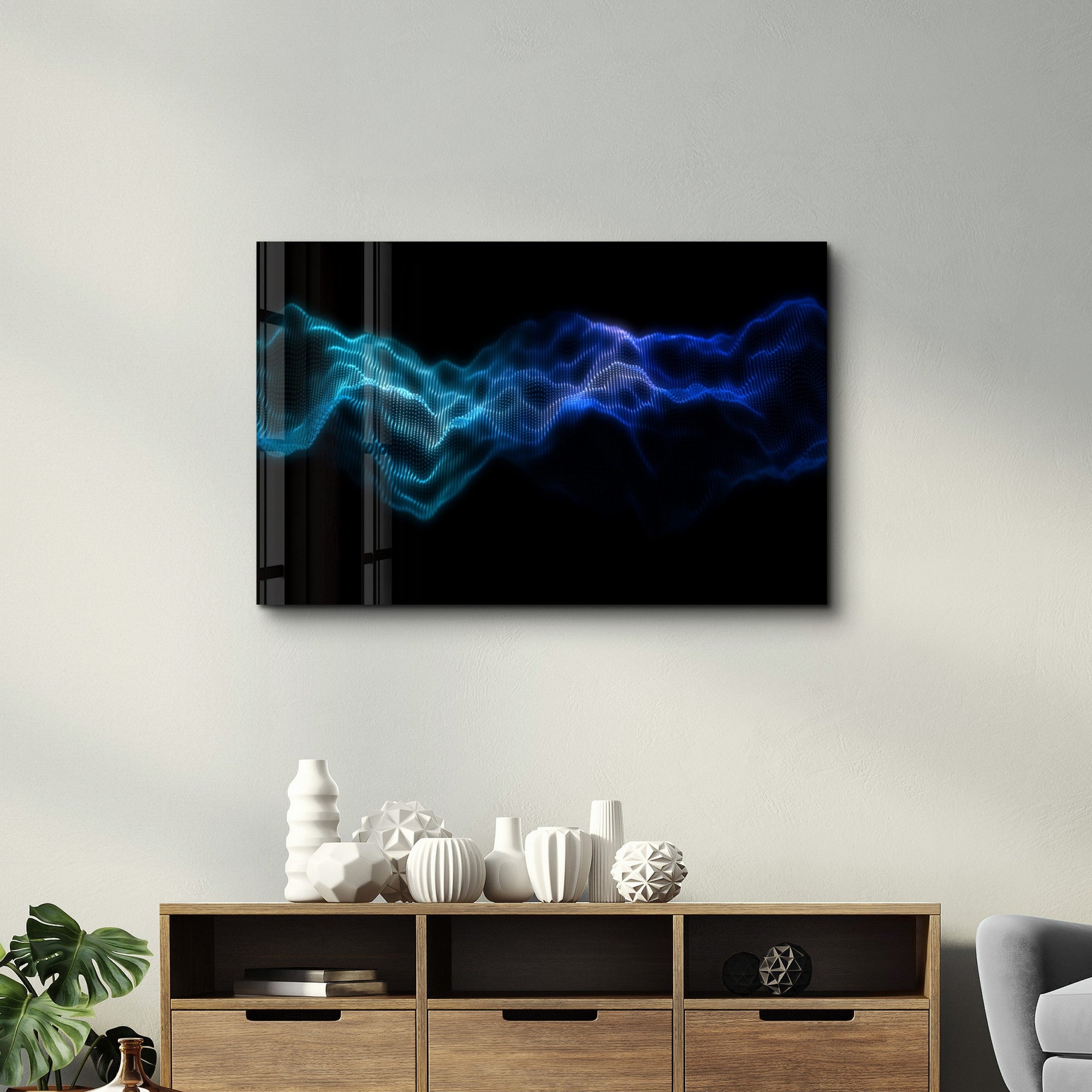 Arte em Vidro Temperado Multicolor 35x55cm - Pintura Decorativa UV de Alta Qualidade