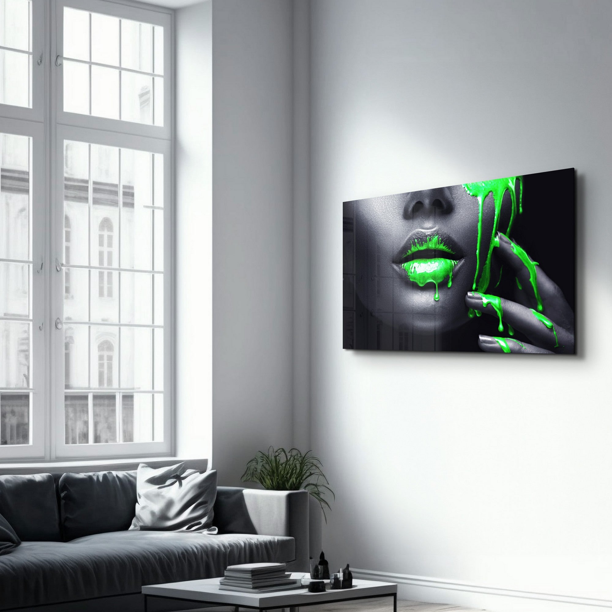 Quadro Decorativo em Vidro Temperado OGLS-3003, 35 x 55 cm, Multicolor, Impressão UV, 4 mm