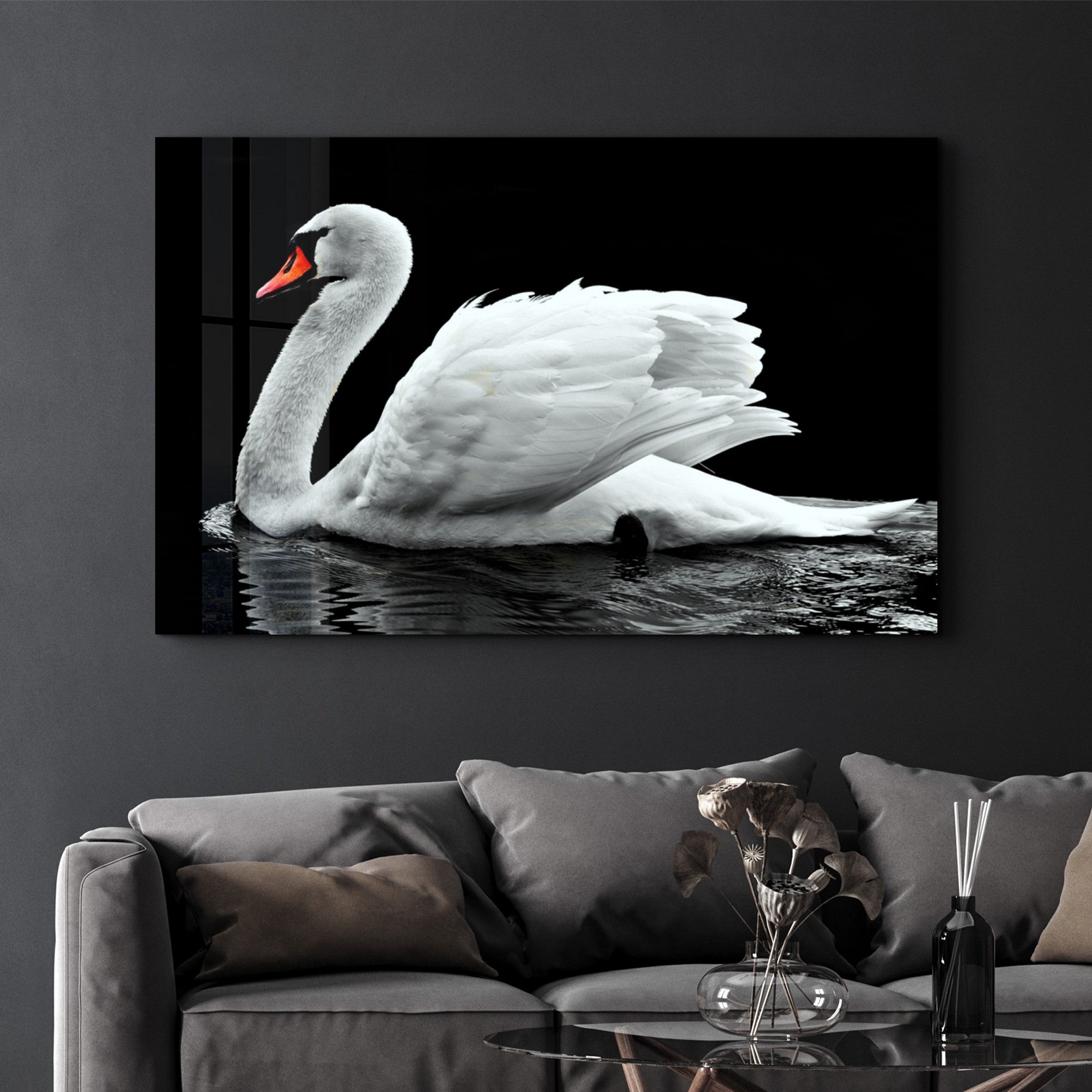 Arte em Vidro Temperado Multicolor 35x55cm - Pintura Decorativa UV de Alta Qualidade