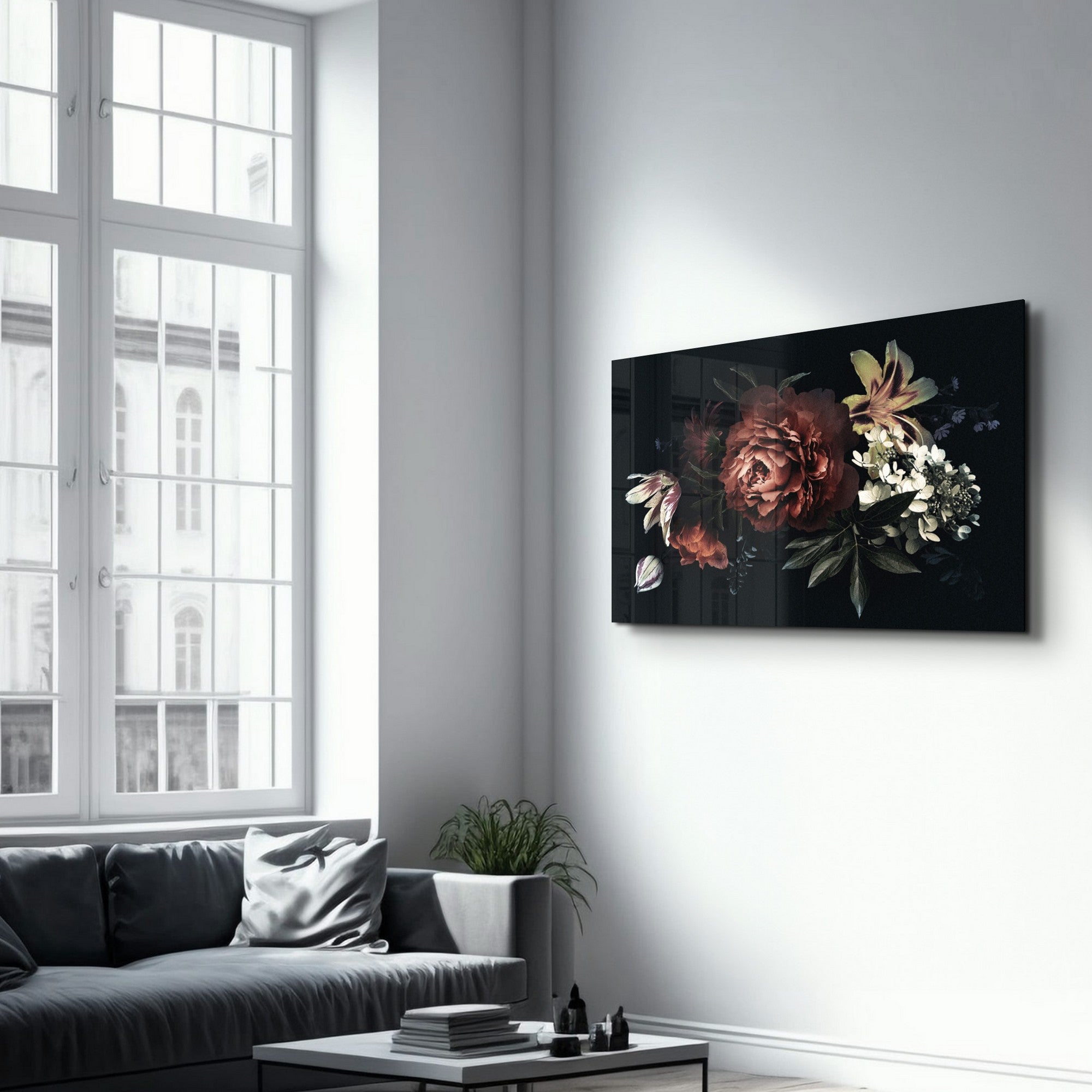 Arte Decorativa em Vidro Temperado Multicolor 35x55cm - Impressão UV de Alta Qualidade