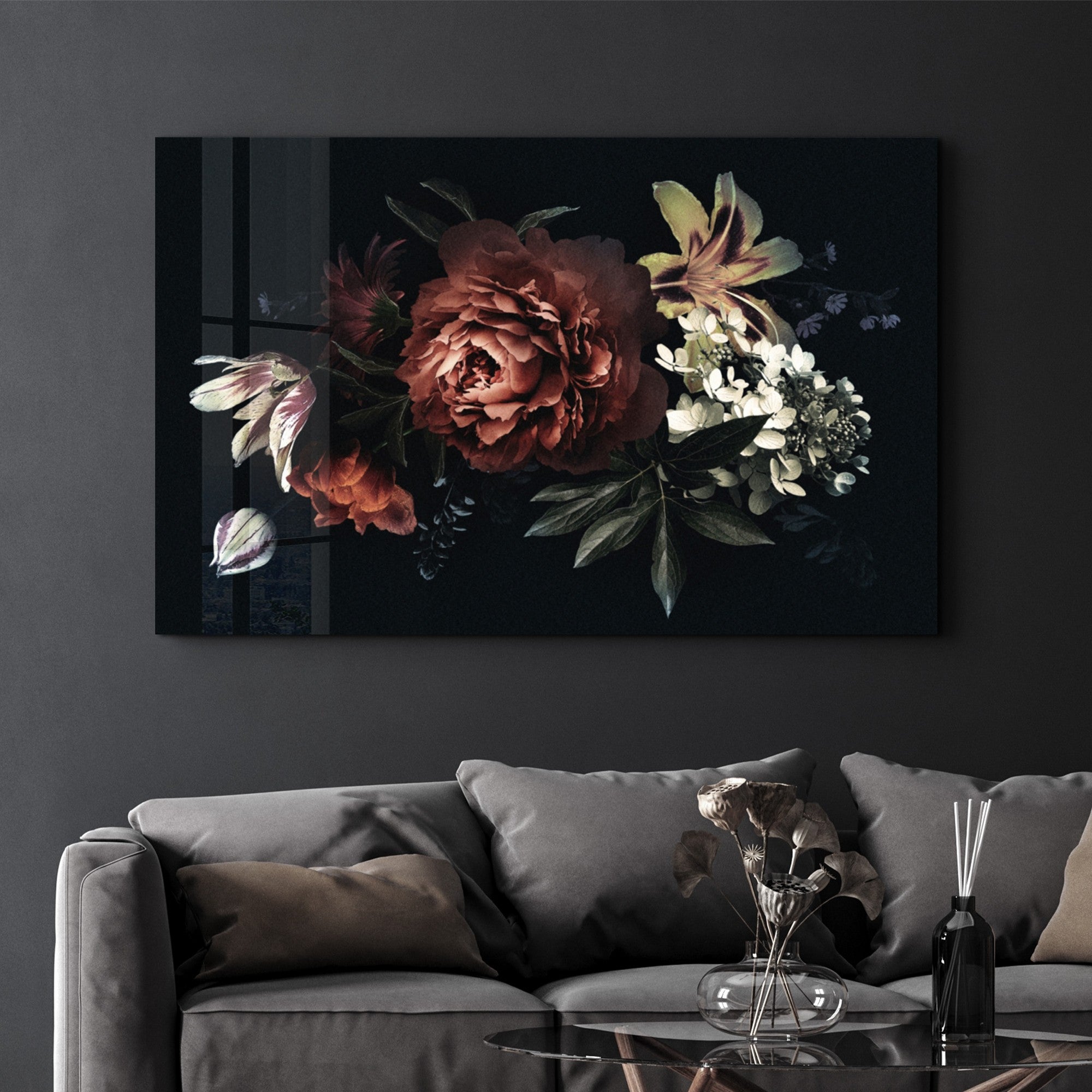 Arte em Vidro Temperado Multicolor 70x110cm - Pintura Decorativa UV de Alta Qualidade