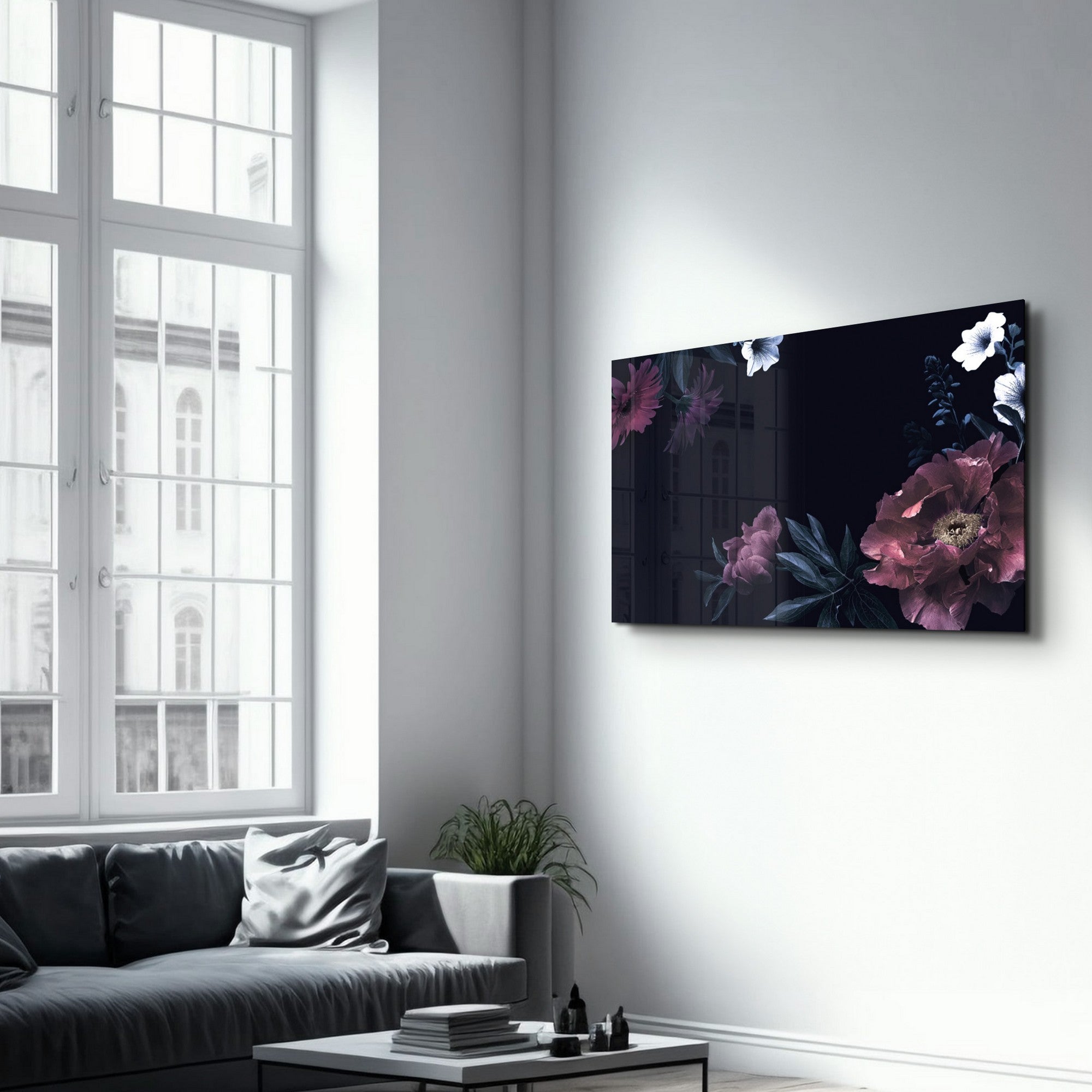 Arte Decorativa em Vidro Temperado OGLS-3030 - Impressão UV Multicolor 70x110cm