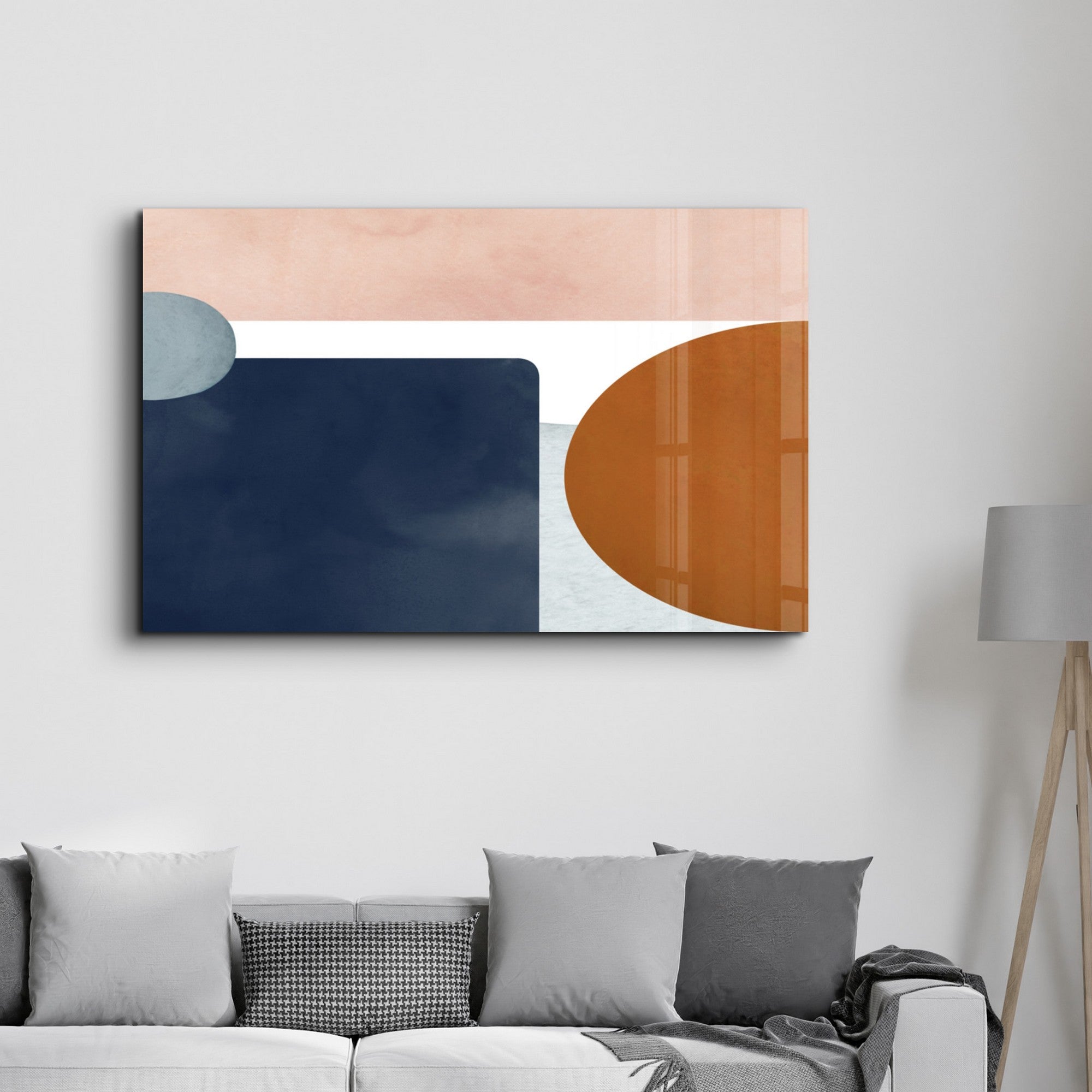 Quadro Decorativo em Vidro Temperado 35x55 cm Multicolor (OGLS-3031) - Impressão UV, 4 mm