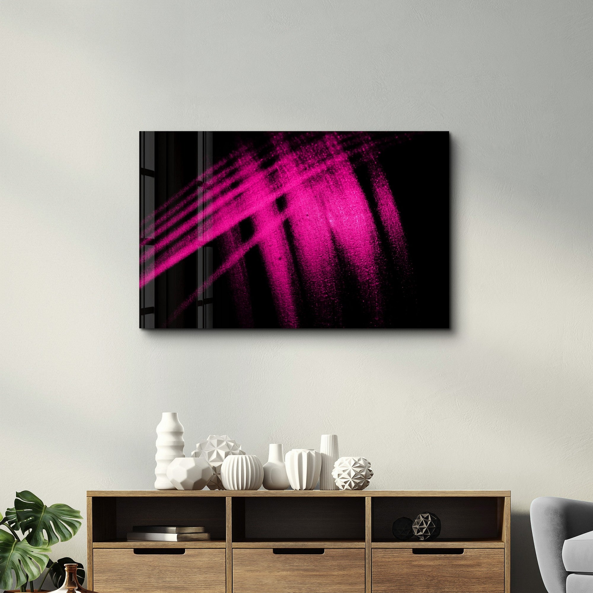 Arte em Vidro Temperado Multicolor 35x55cm - Pintura Decorativa UV de Alta Qualidade