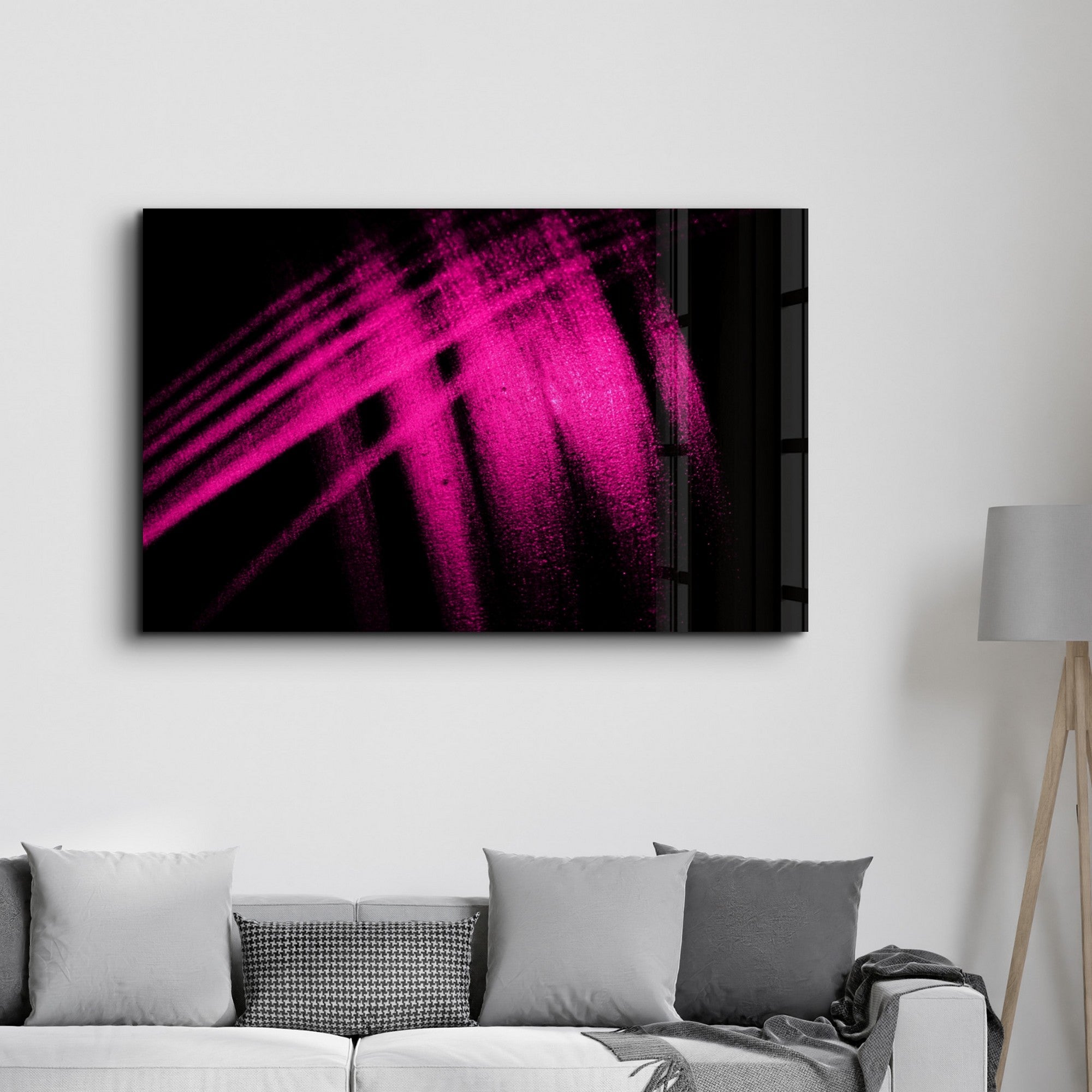 Arte em Vidro Temperado Multicolor 35x55cm - Pintura Decorativa UV de Alta Qualidade