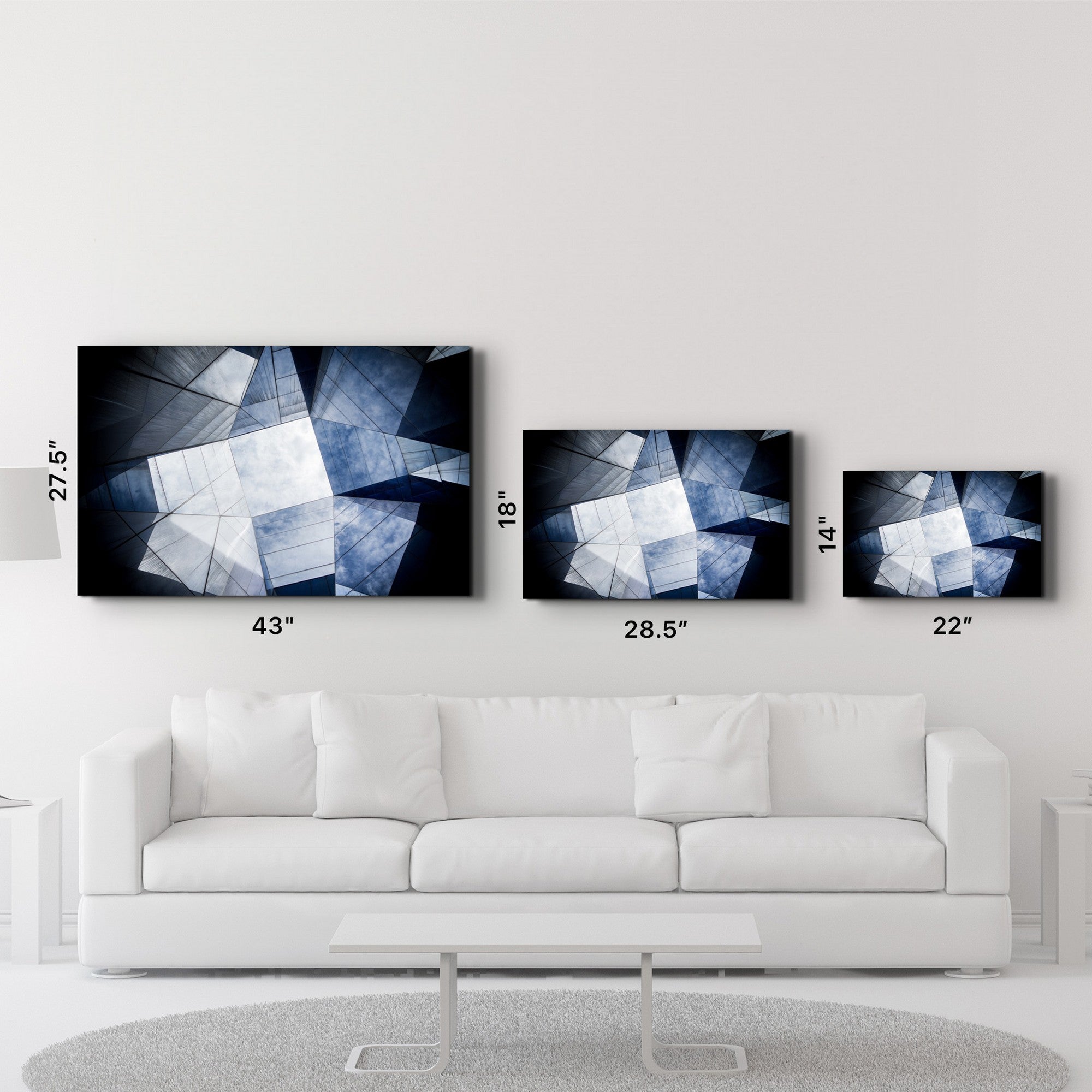 Arte Decorativa em Vidro Temperado Multicolor 35x55cm - Impressão UV de Alta Qualidade