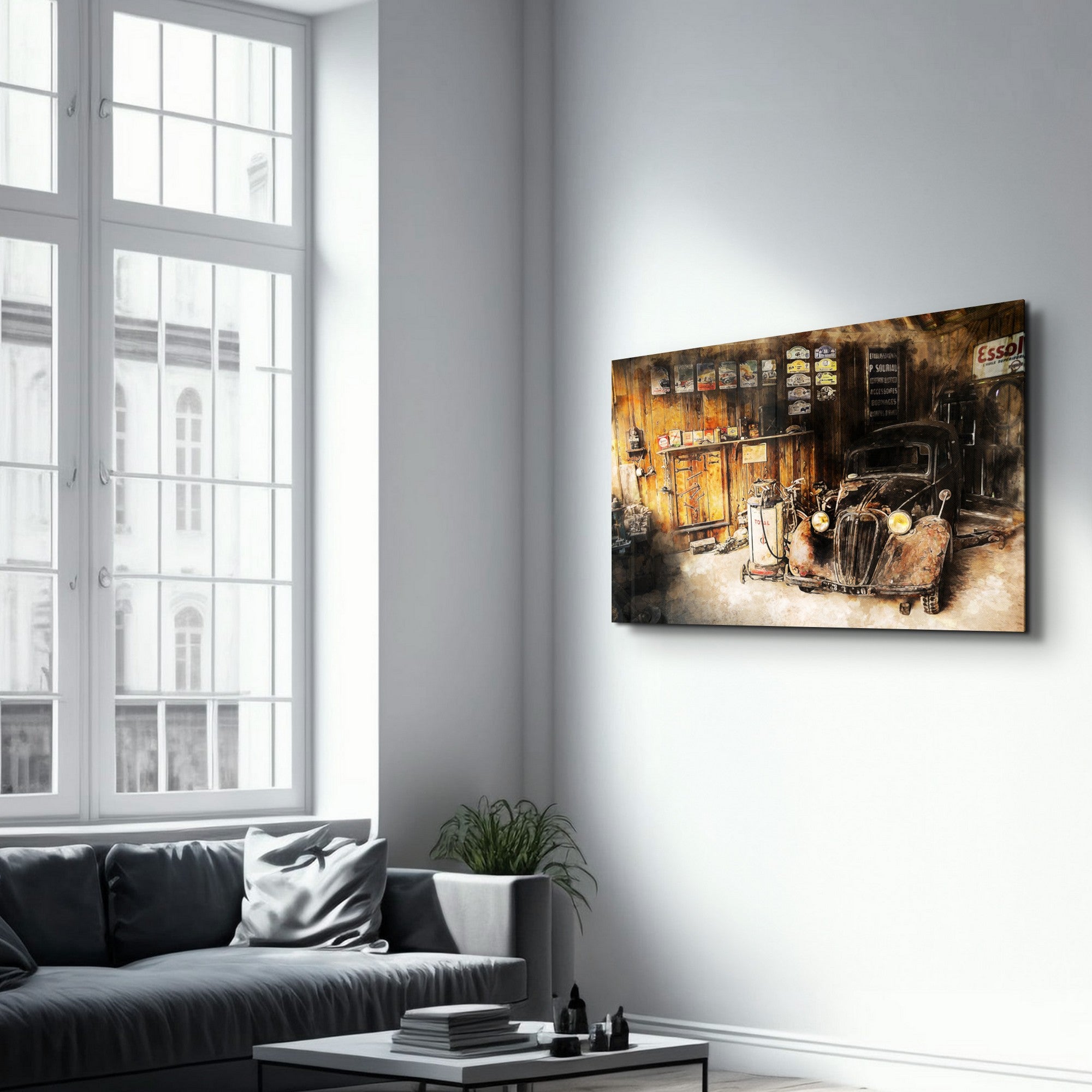 Arte em Vidro Temperado Multicolor 35x55cm - Pintura Decorativa UV de Alta Qualidade