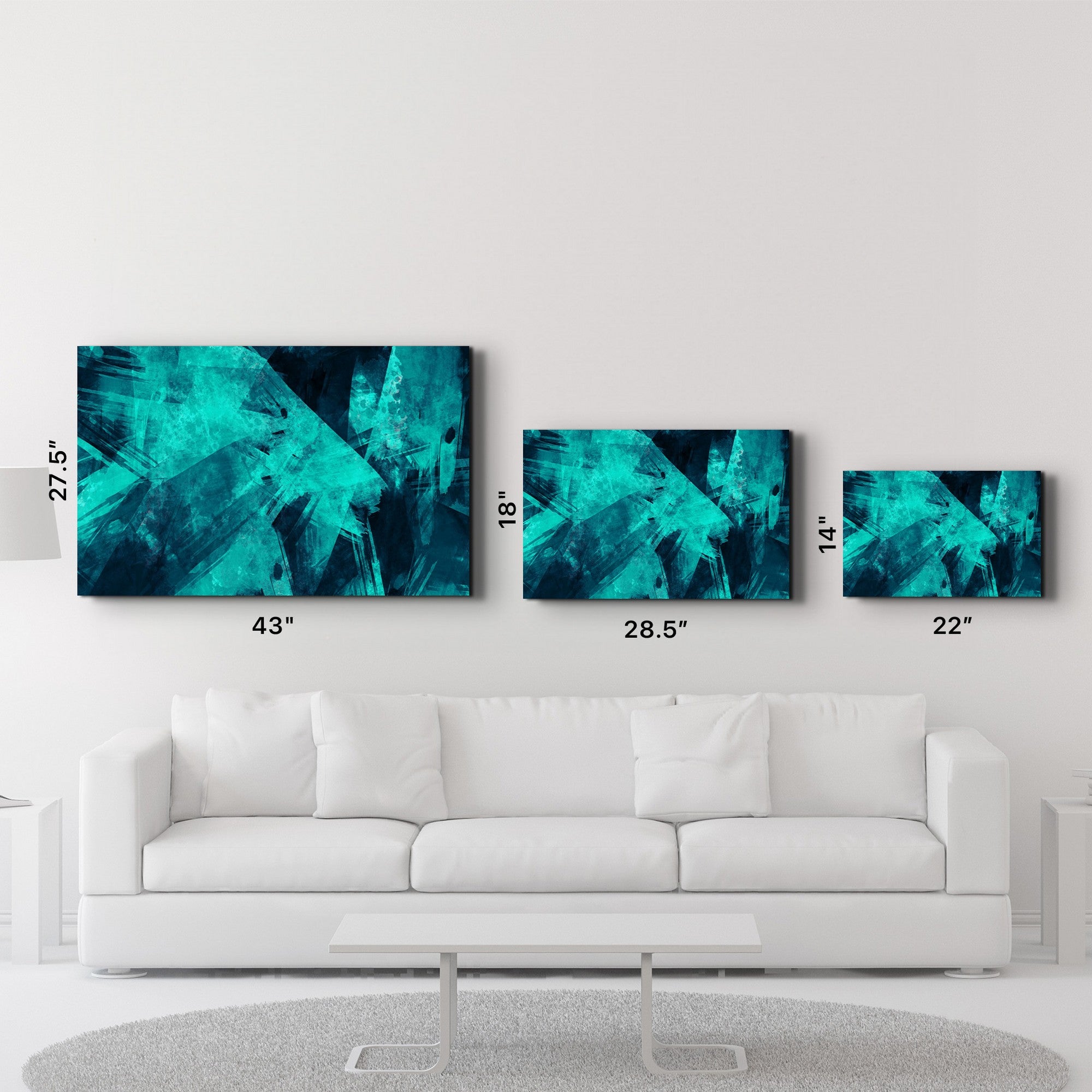 Arte em Vidro Temperado Multicolor 70x110cm - Pintura Decorativa UV de Alta Qualidade