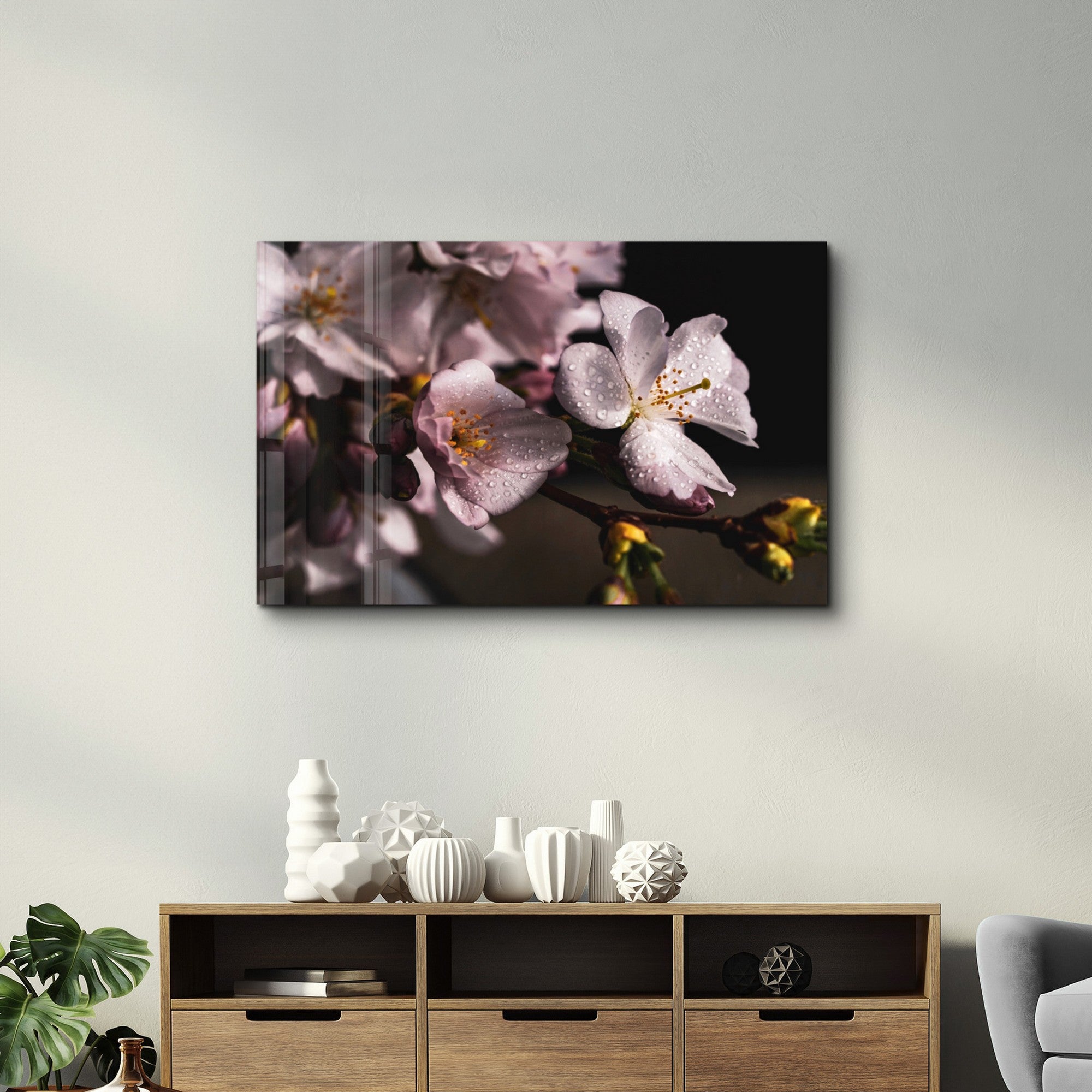 Quadro Decorativo em Vidro Temperado Multicolor 35x55cm - Impressão UV de Alta Qualidade