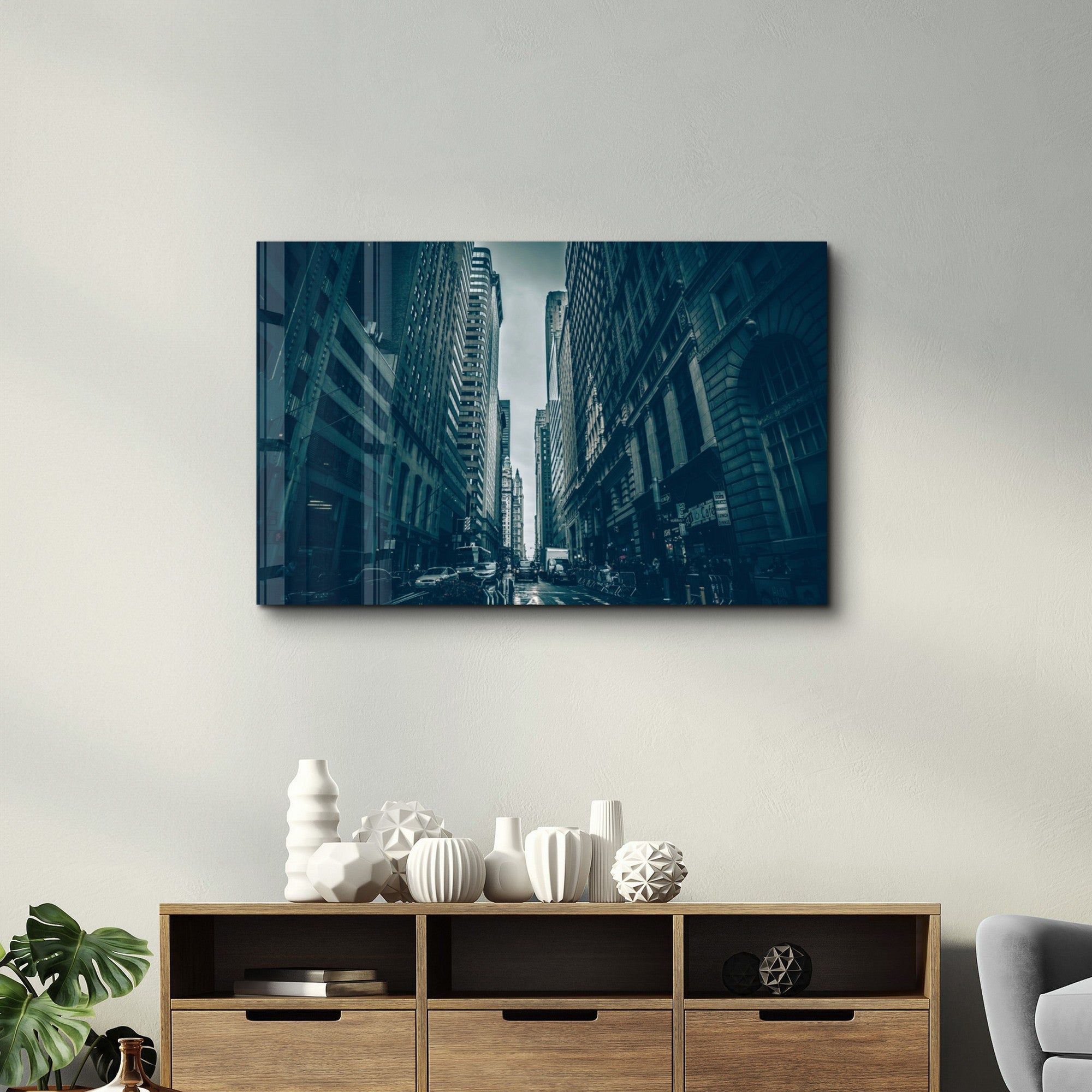 Quadro Decorativo em Vidro Temperado Multicolor 35x55cm - Impressão UV de Alta Qualidade