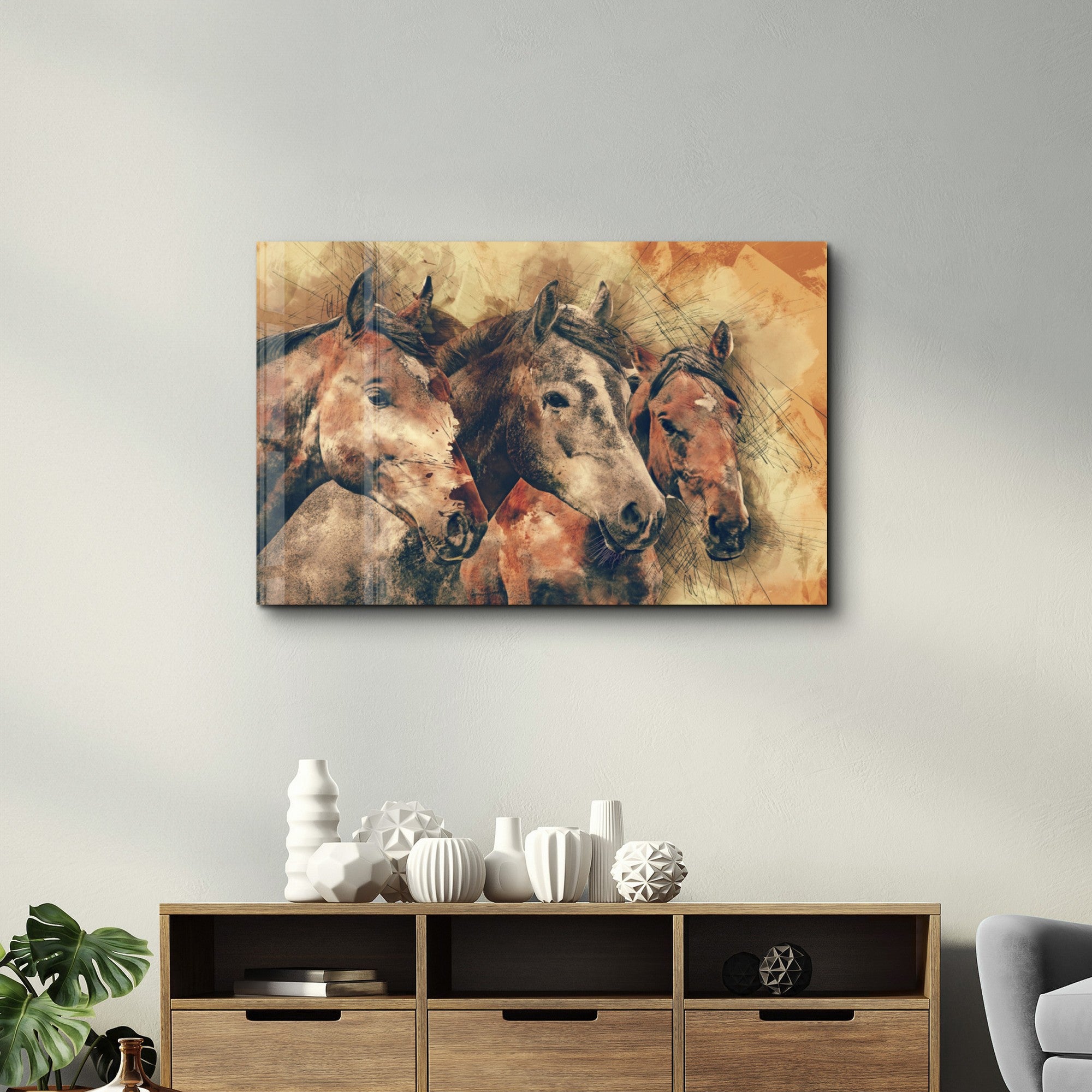 Arte em Vidro Temperado Multicolor 70x110cm - Pintura Decorativa UV de Alta Qualidade