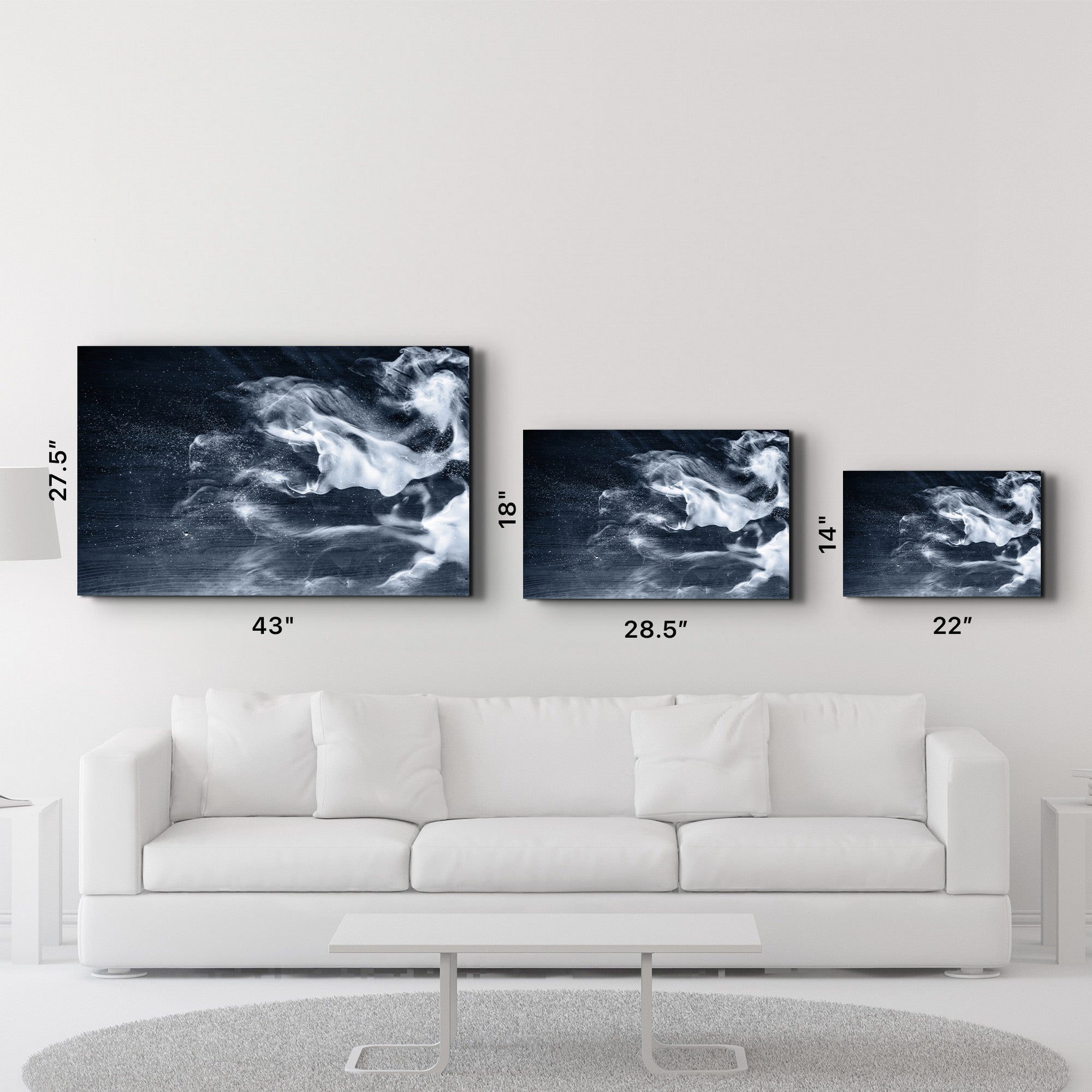 Quadro Decorativo em Vidro Temperado Multicolor 35 x 55 cm | OGLS-3072 | Impressão UV, 4 mm