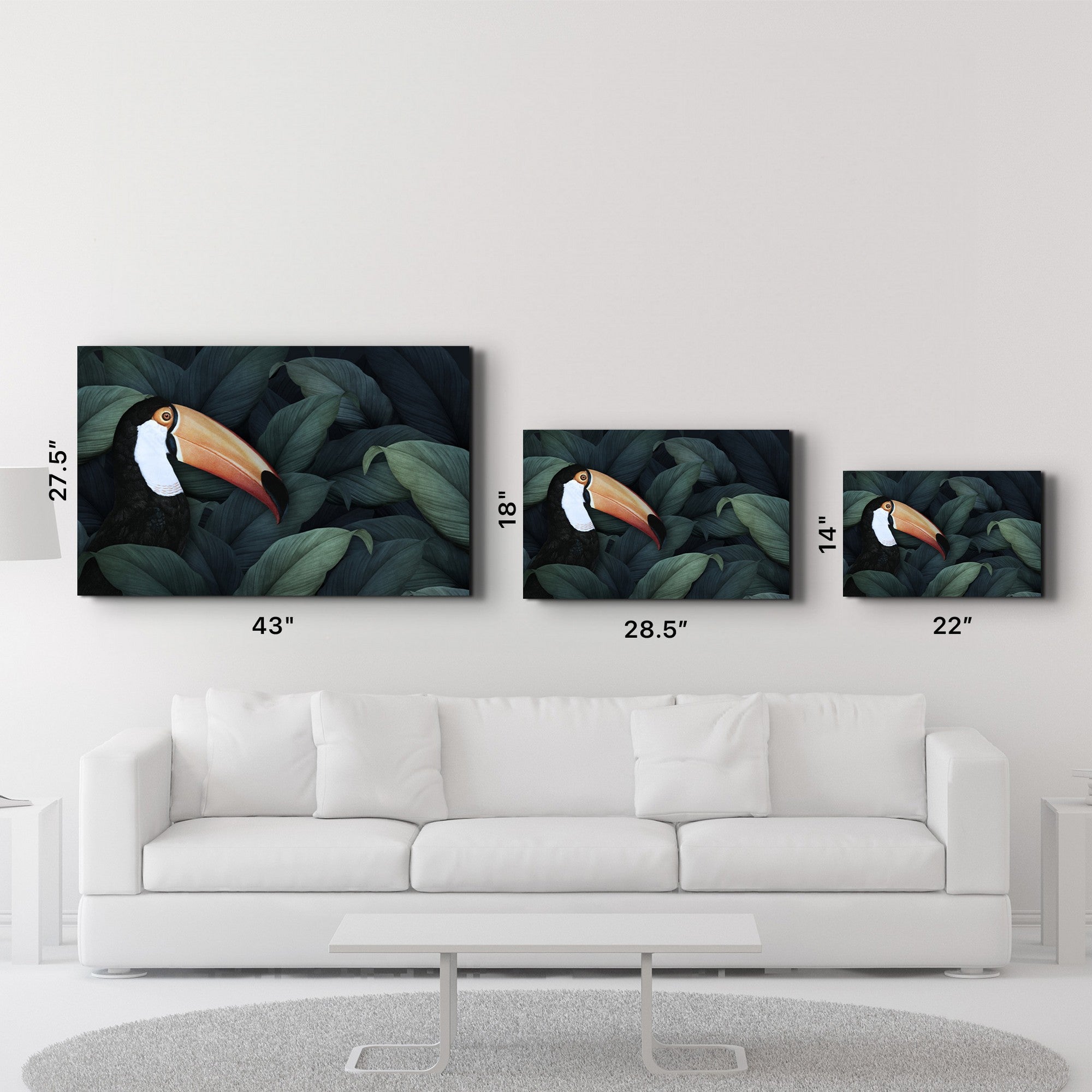 Arte Decorativa em Vidro Temperado Multicolor 35x55cm - Impressão UV de Alta Qualidade