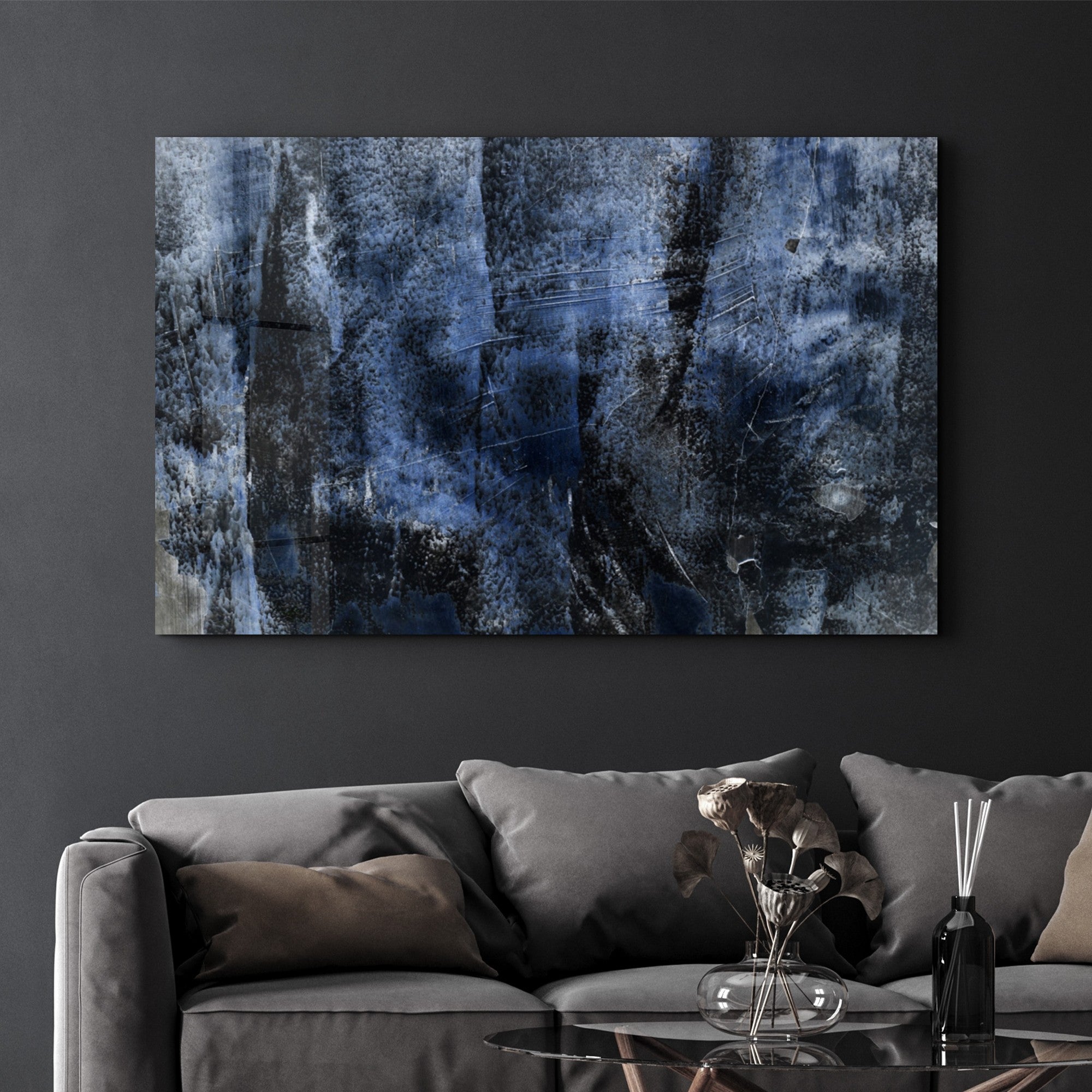 Arte em Vidro Temperado Multicolor 35x55cm - Pintura Decorativa UV de Alta Qualidade