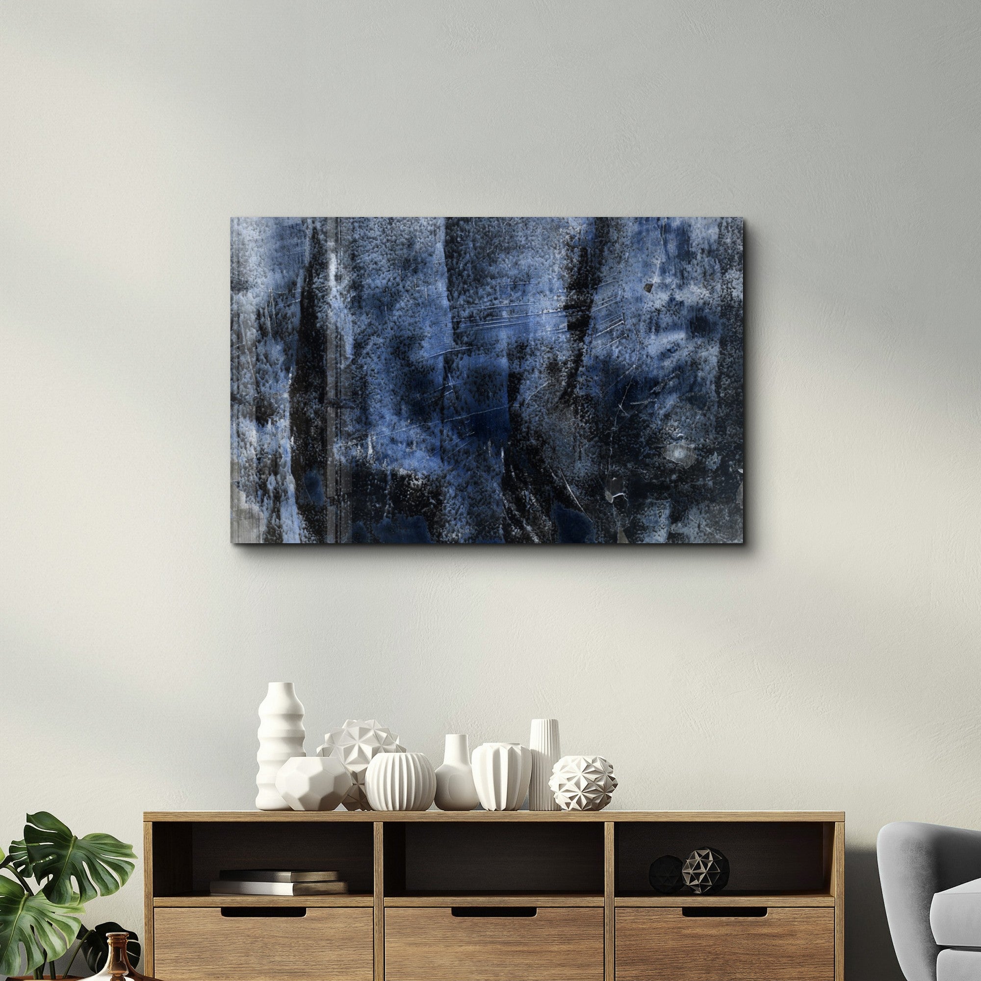 Arte em Vidro Temperado Multicolor 35x55cm - Pintura Decorativa UV de Alta Qualidade