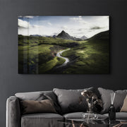 Arte em Vidro Temperado Multicolor 35x55cm - Pintura Decorativa UV de Alta Qualidade