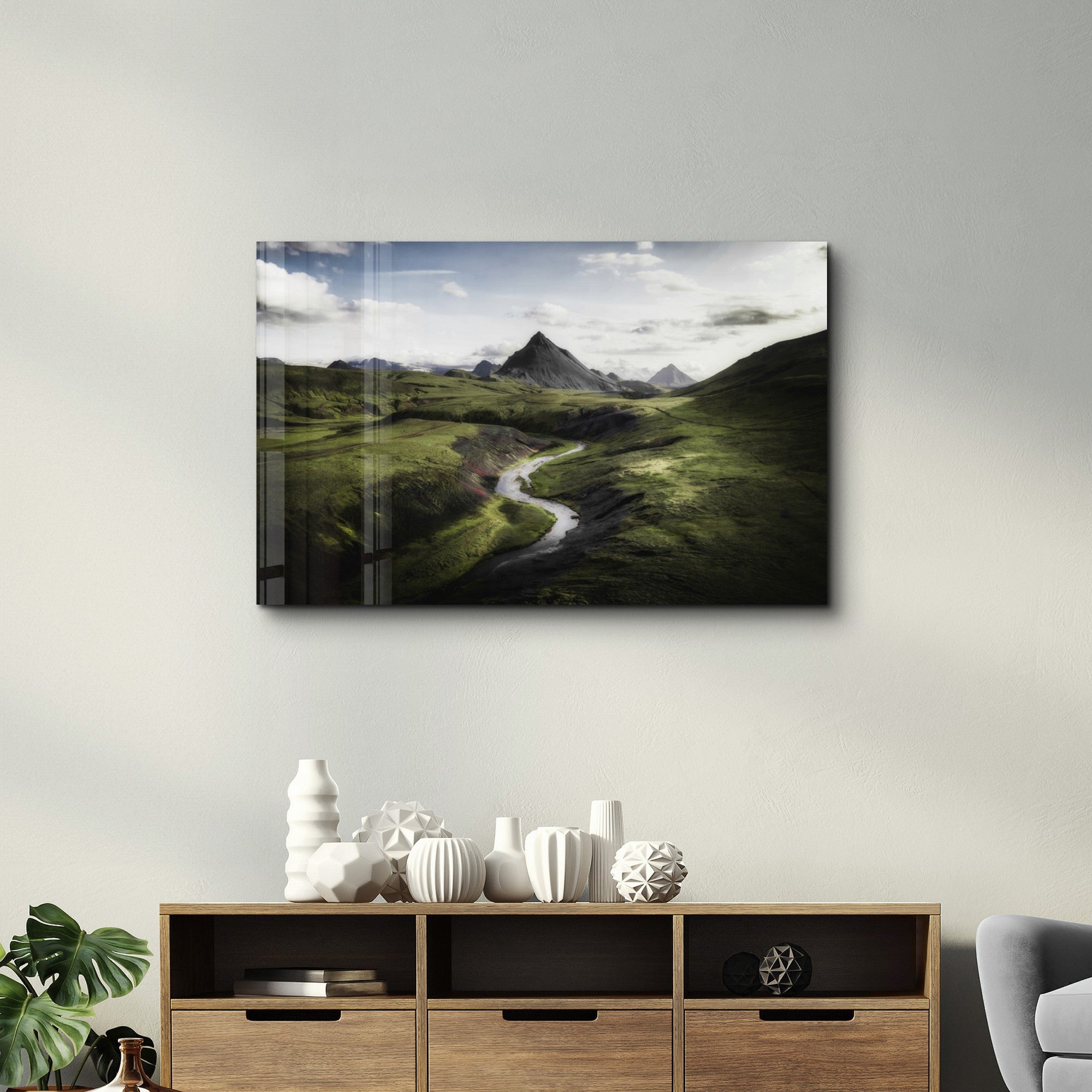 Arte em Vidro Temperado Multicolor 35x55cm - Pintura Decorativa UV de Alta Qualidade