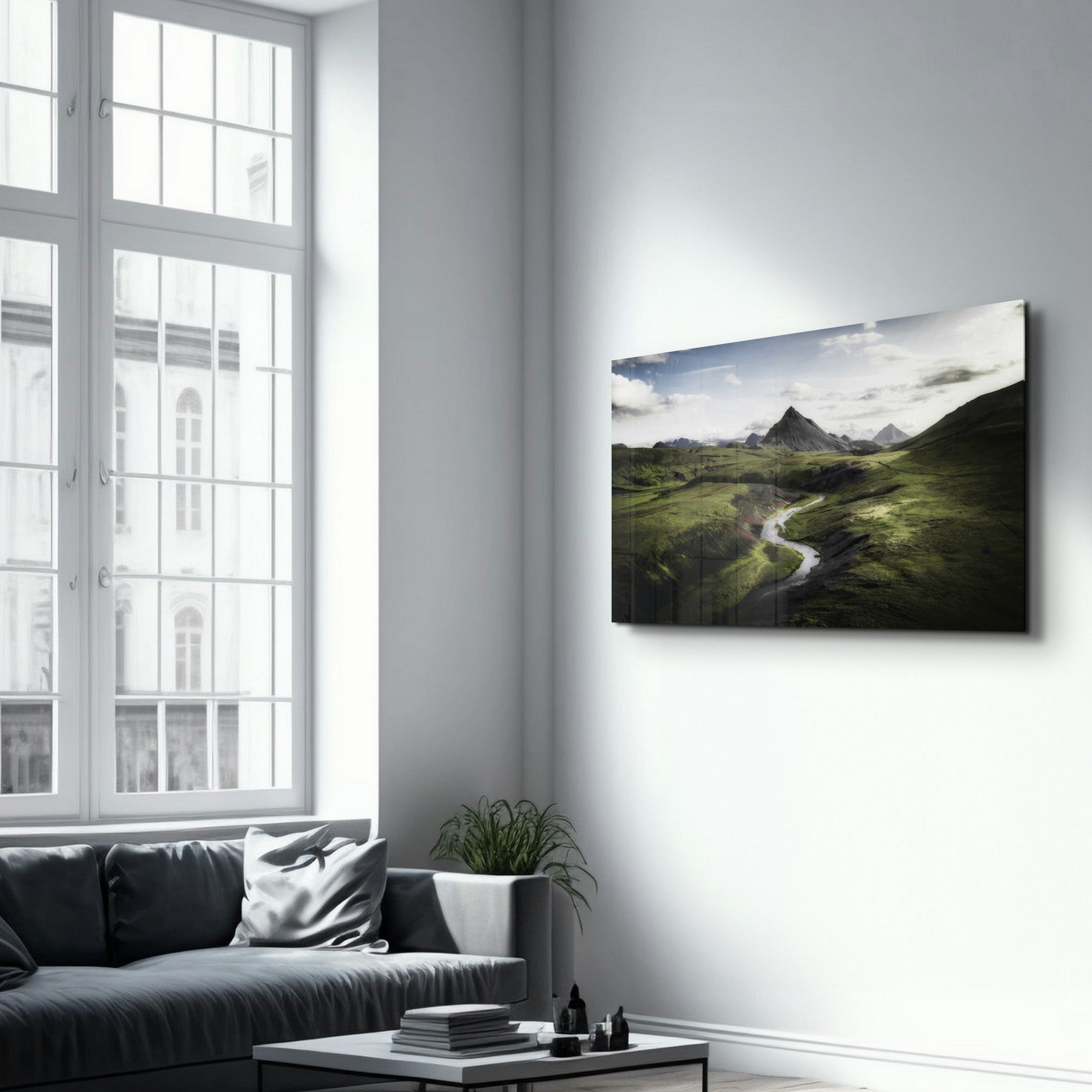 Arte em Vidro Temperado Multicolor 35x55cm - Pintura Decorativa UV de Alta Qualidade