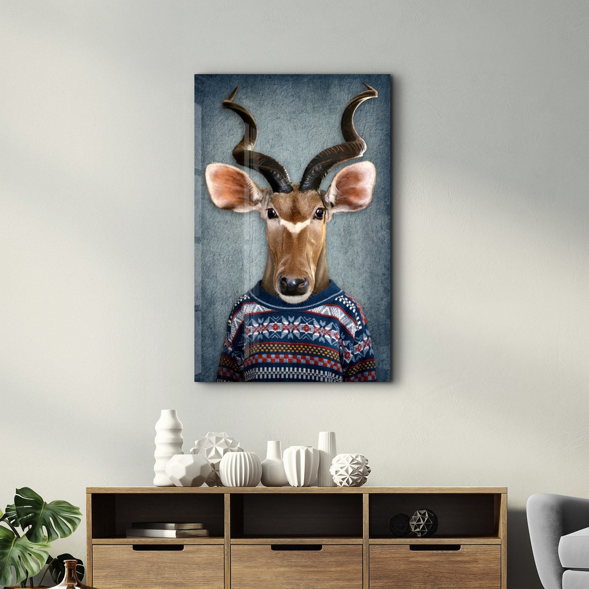 Arte em Vidro Temperado Multicolor 35x55cm - Pintura Decorativa UV de Alta Qualidade