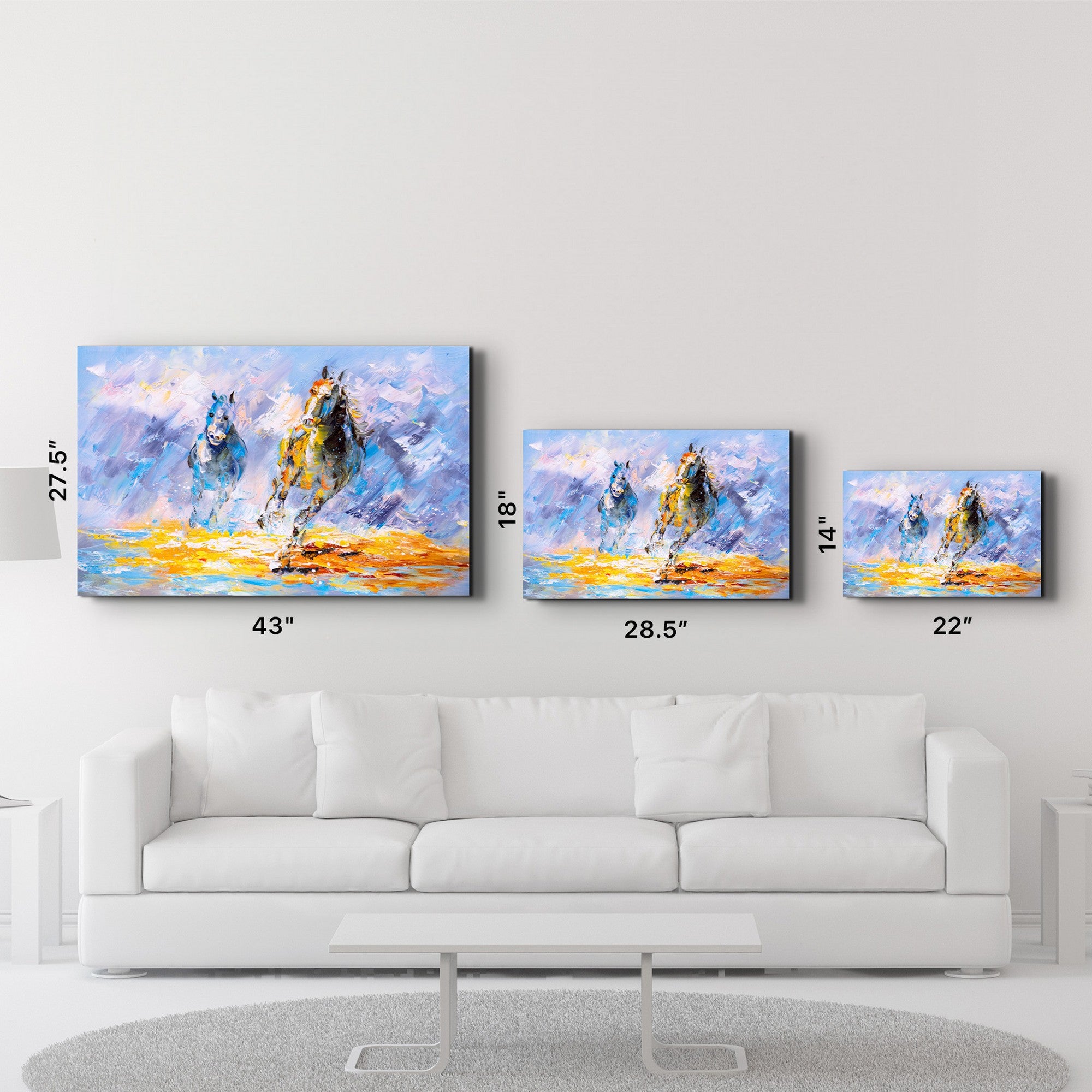 Arte em Vidro Temperado Multicolor 35x55cm - Pintura Decorativa UV de Alta Qualidade