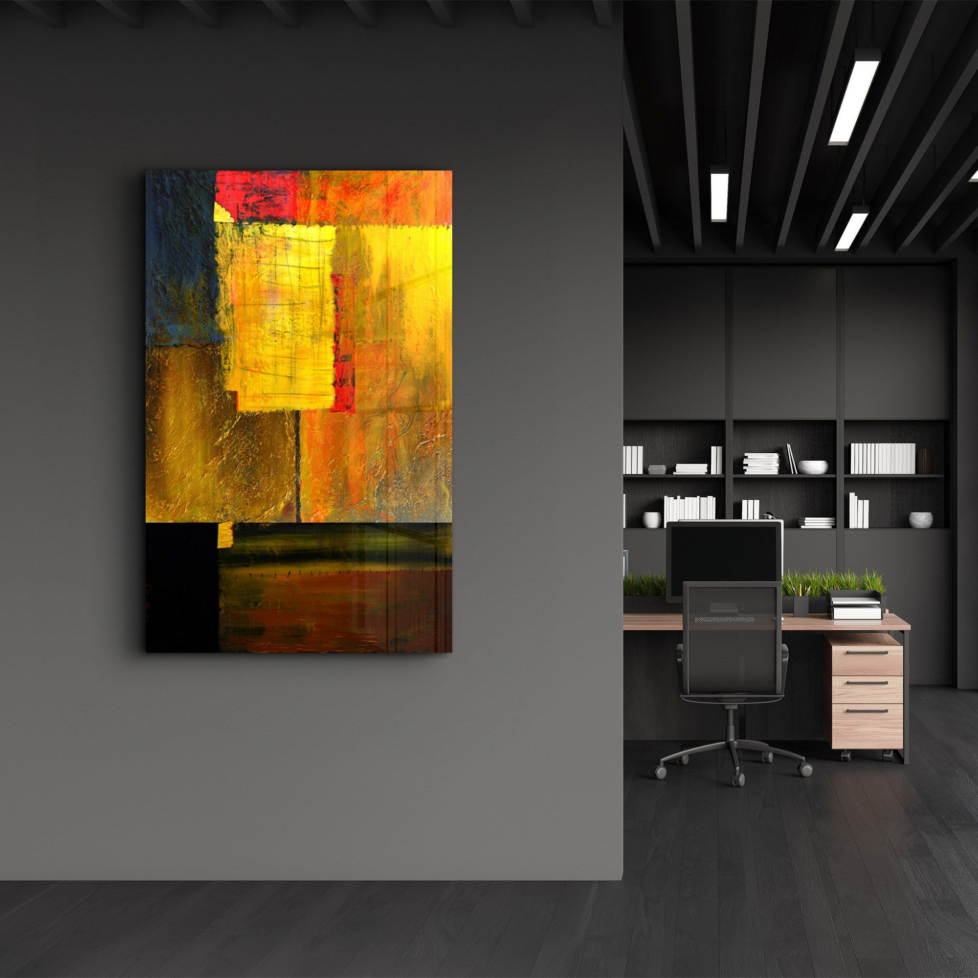 Arte em Vidro Temperado Multicolor 70x110cm - Pintura Decorativa UV de Alta Qualidade