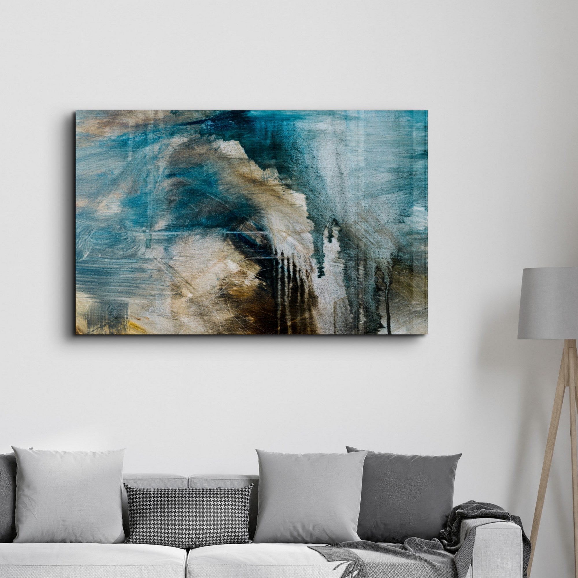 Arte Decorativa em Vidro Temperado Multicolor 35x55cm - Impressão UV de Alta Qualidade