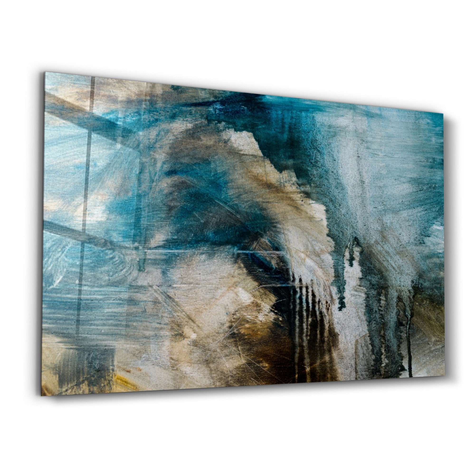 Arte Decorativa em Vidro Temperado Multicolor 35x55cm - Impressão UV de Alta Qualidade