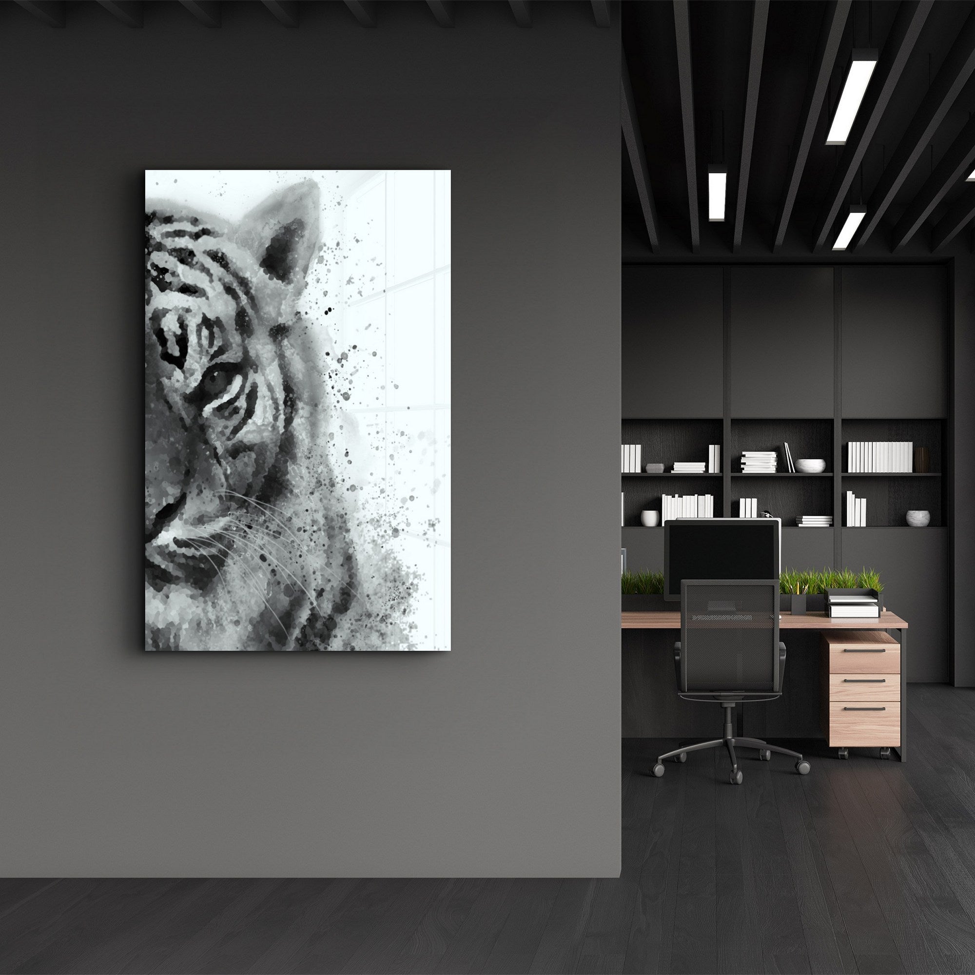 Arte em Vidro Temperado Multicolor 35x55cm - Pintura Decorativa UV de Alta Qualidade