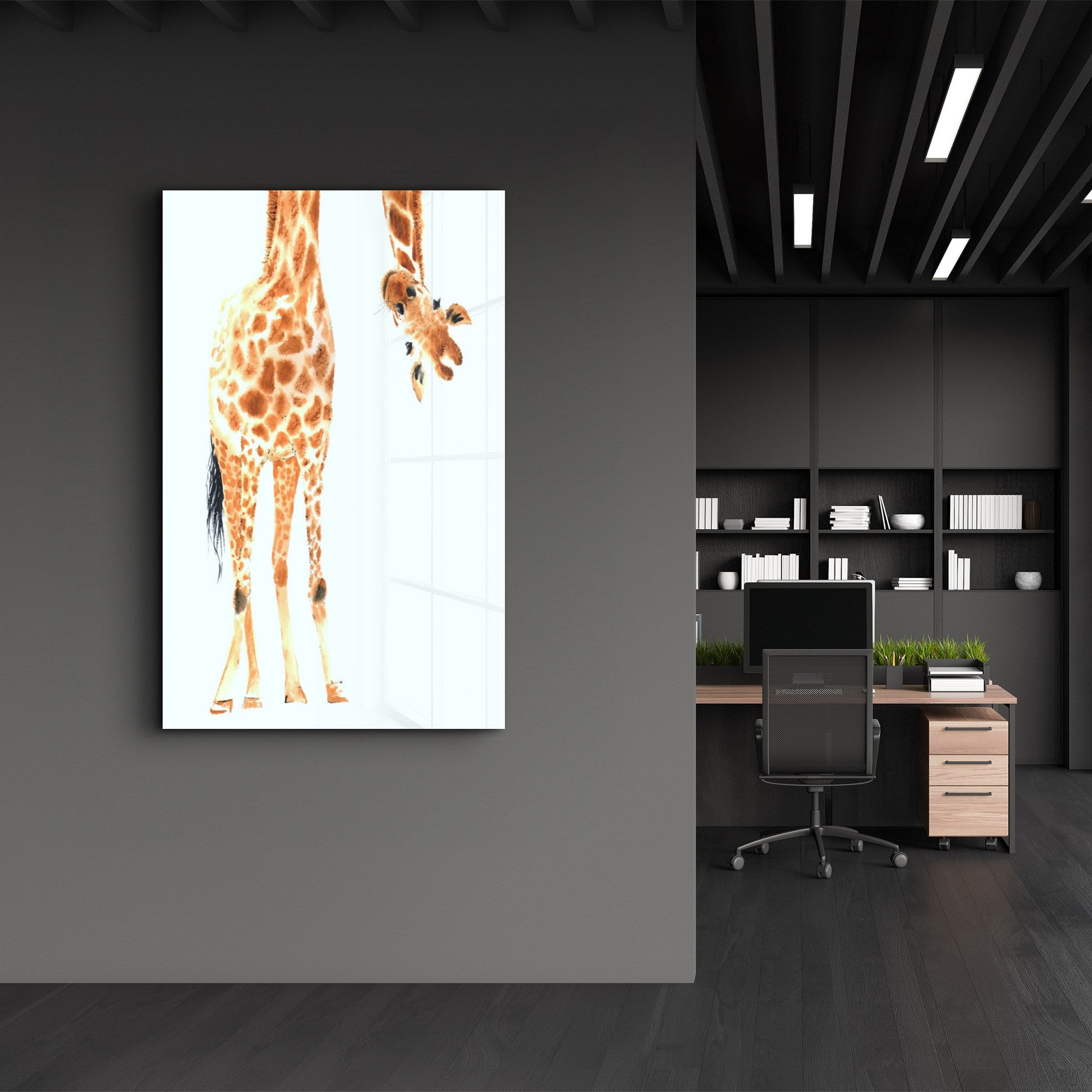 Quadro Decorativo em Vidro Temperado OGLS-4059, 35 x 55 cm, Multicolor, Impressão UV, 4 mm