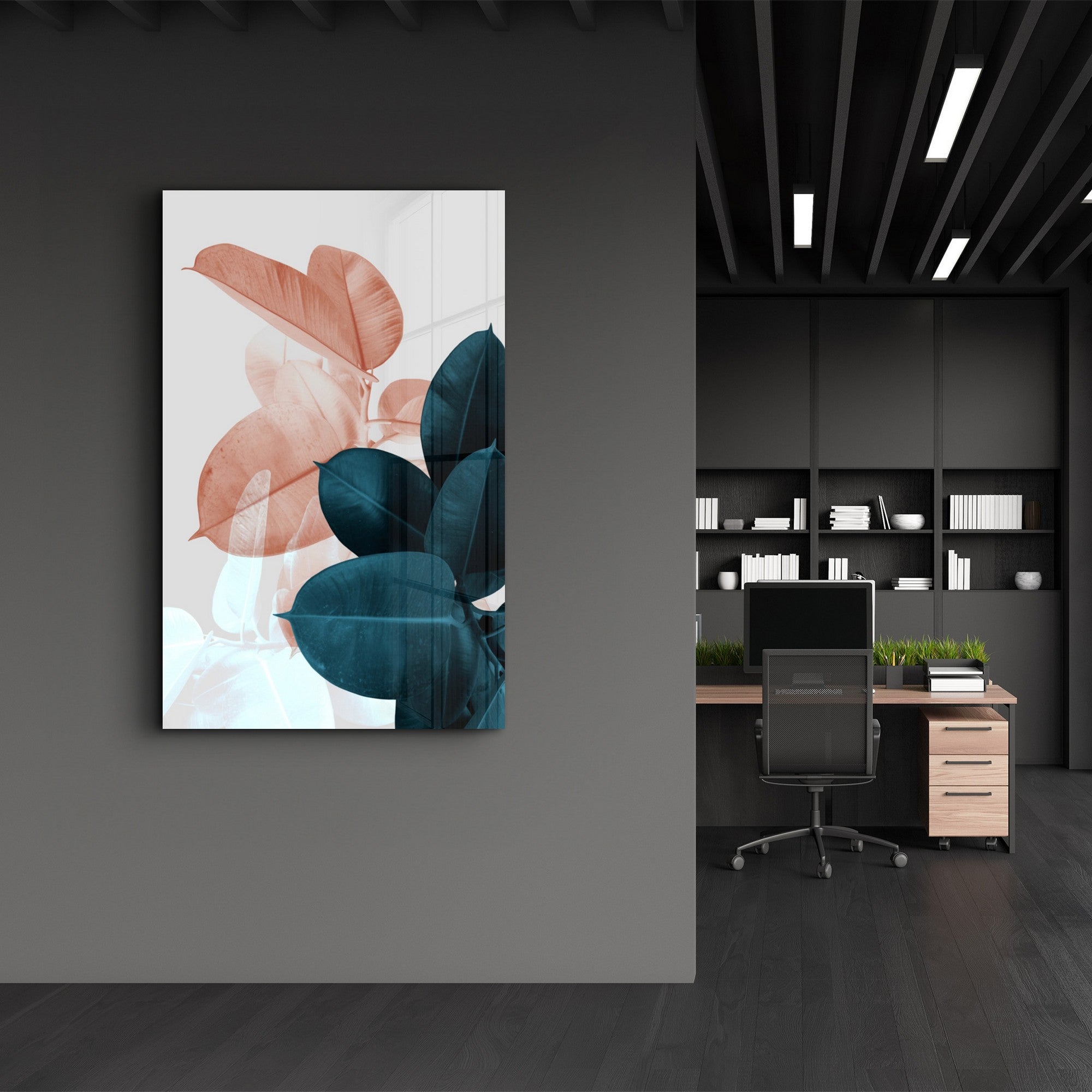 Arte em Vidro Temperado Multicolor 35x55cm - Pintura Decorativa UV de Alta Qualidade