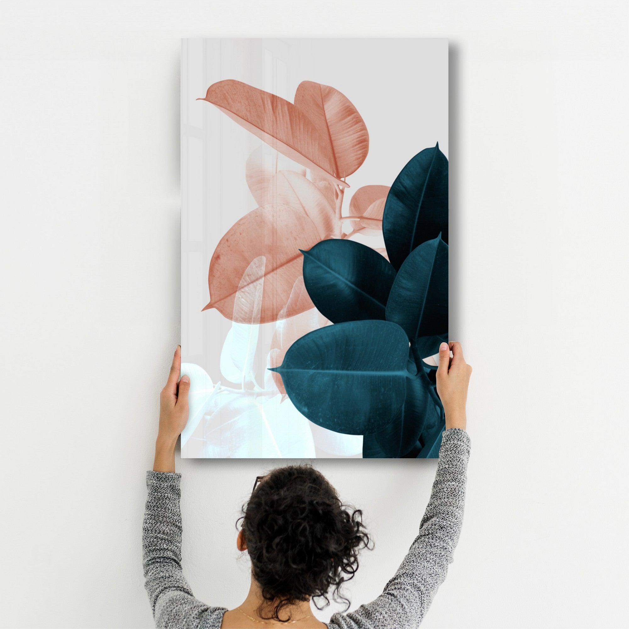 Arte em Vidro Temperado Multicolor 35x55cm - Pintura Decorativa UV de Alta Qualidade