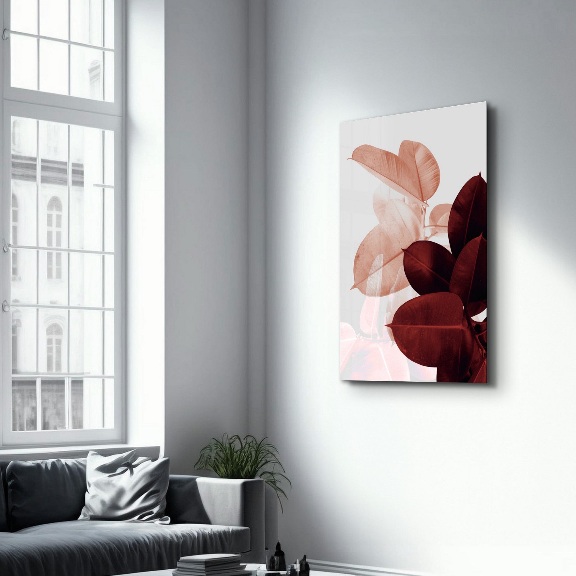 Arte em Vidro Temperado Multicolor 35x55cm - Pintura Decorativa UV de Alta Qualidade