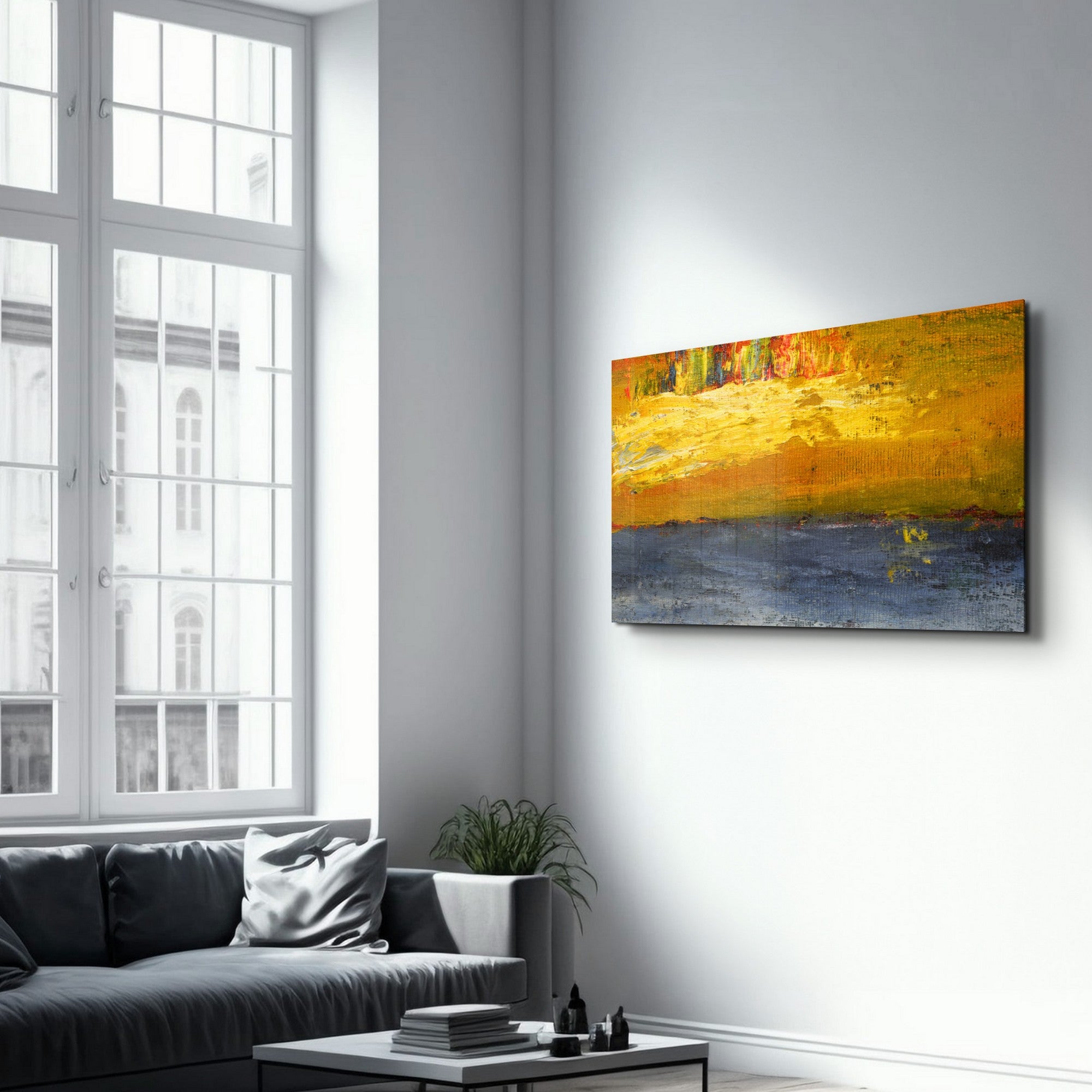 Arte em Vidro Temperado Multicolor 35x55cm - Pintura Decorativa UV de Alta Qualidade