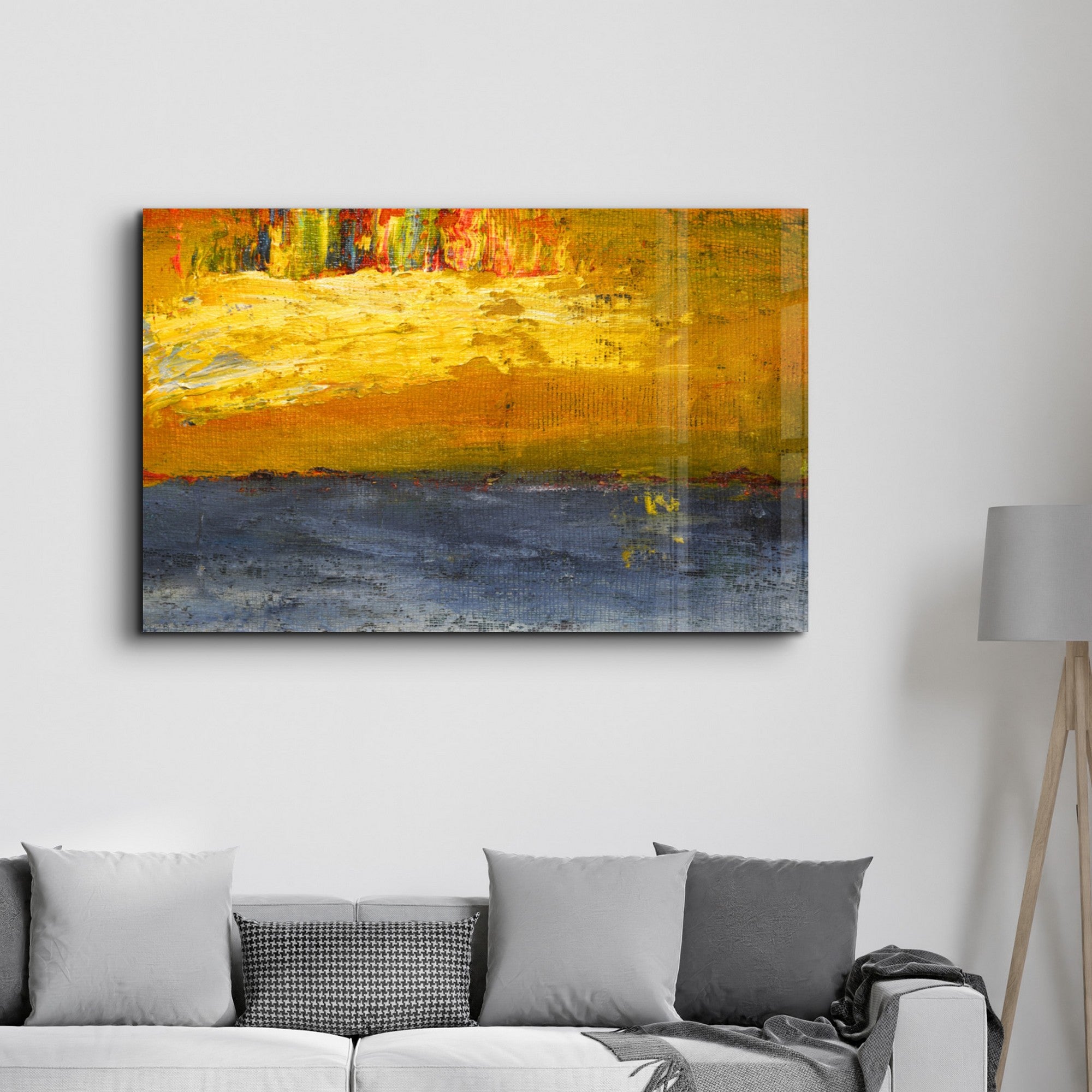 Arte em Vidro Temperado Multicolor 70x110cm - Pintura Decorativa UV de Alta Qualidade