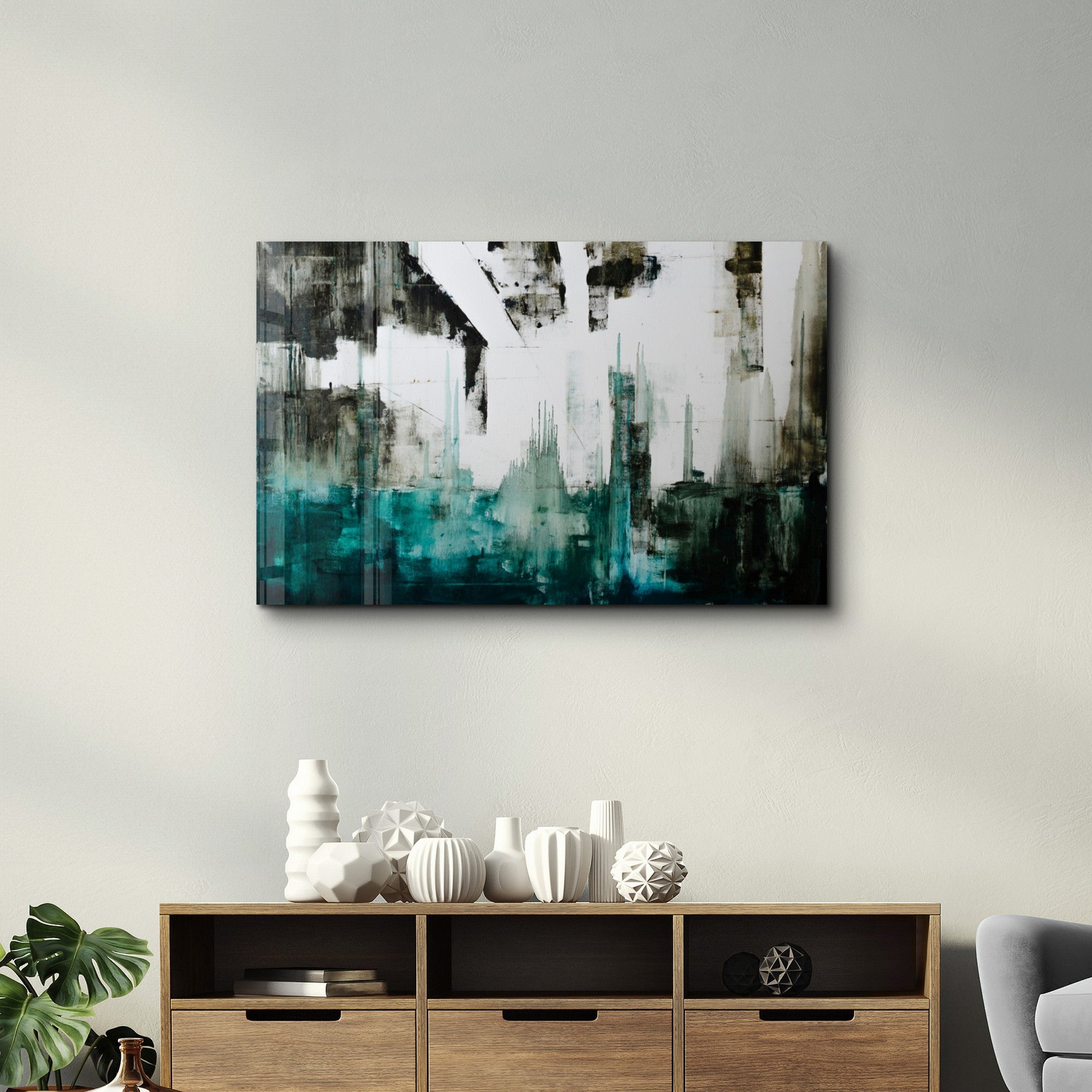 Arte em Vidro Temperado Multicolor 70x110cm - Pintura Decorativa UV de Alta Qualidade